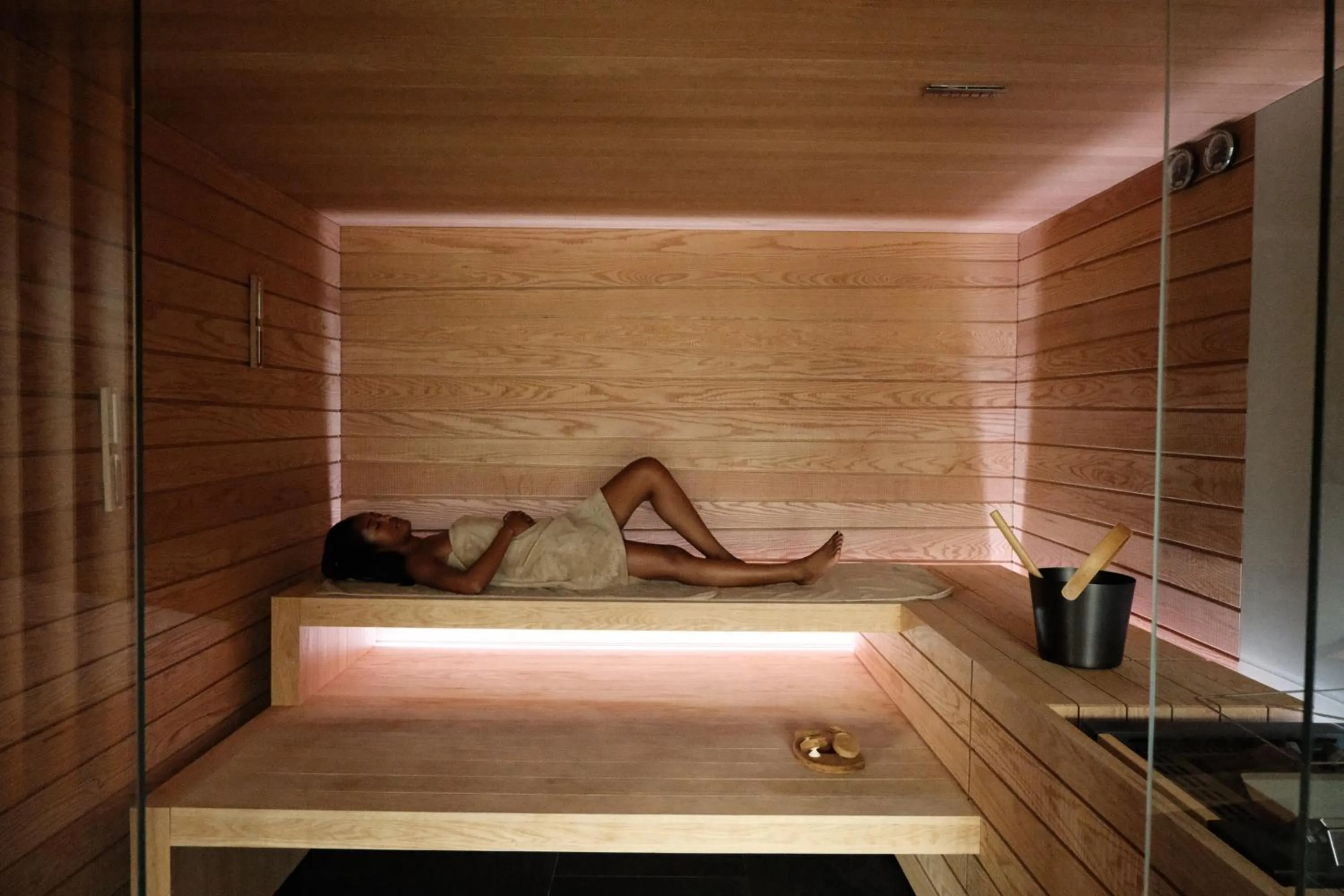 Sauna in Hotel Belvedere