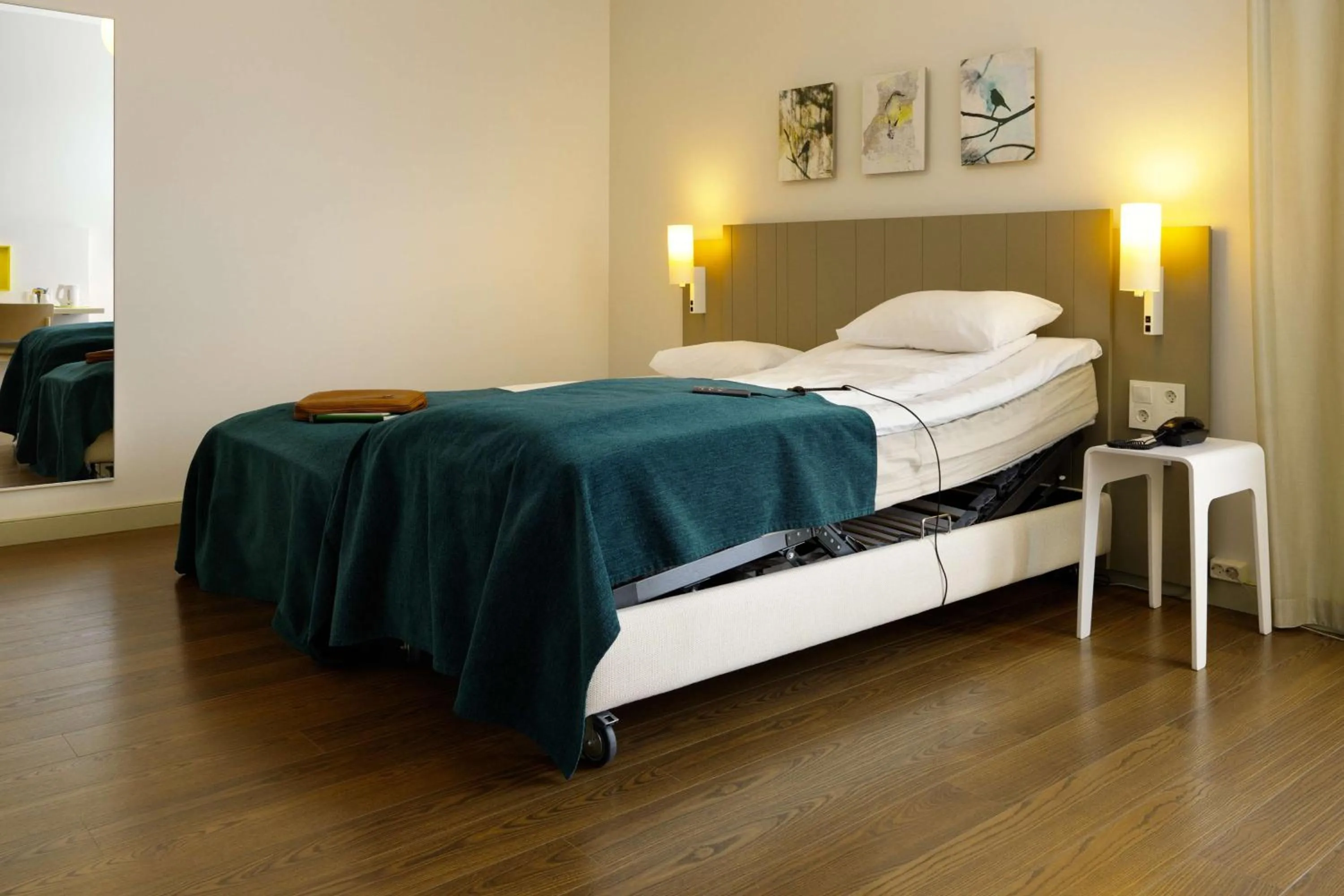 Photo of the whole room, Bed in Scandic Oslo Airport