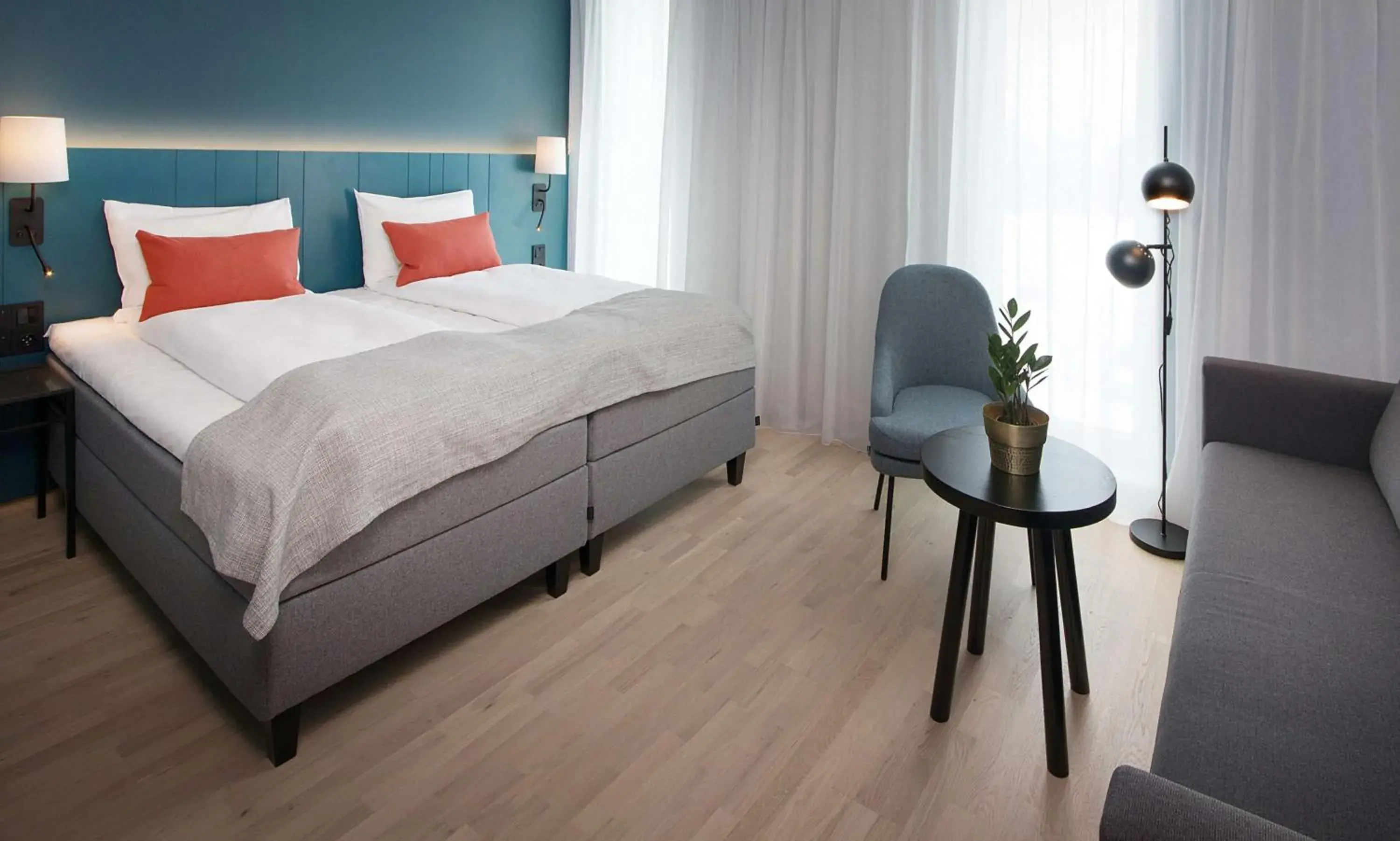 Bedroom, Bed in Scandic Oslo Airport Bedroom, Bed in Scandic Oslo Airport