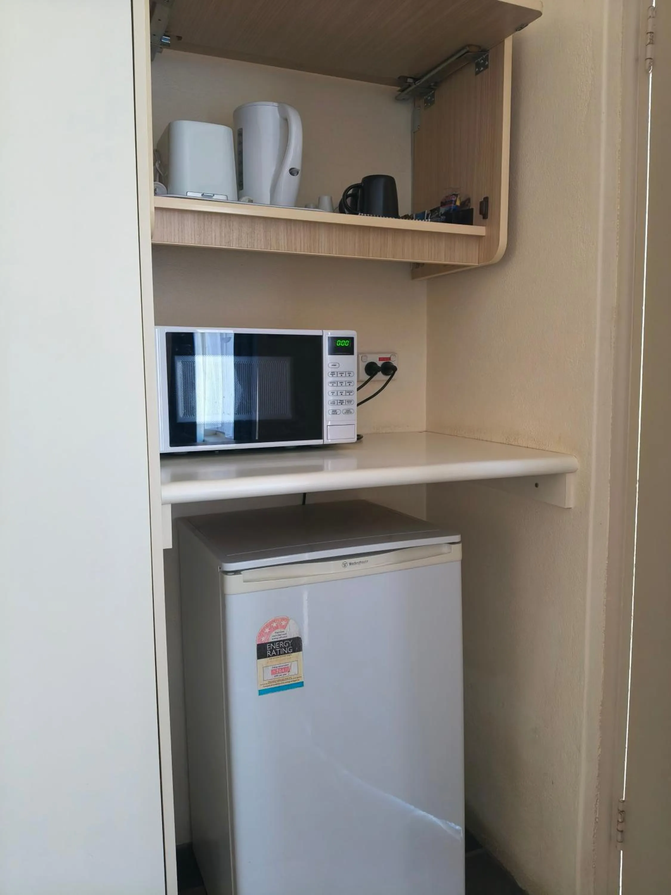 kitchen in Red Chief Motel