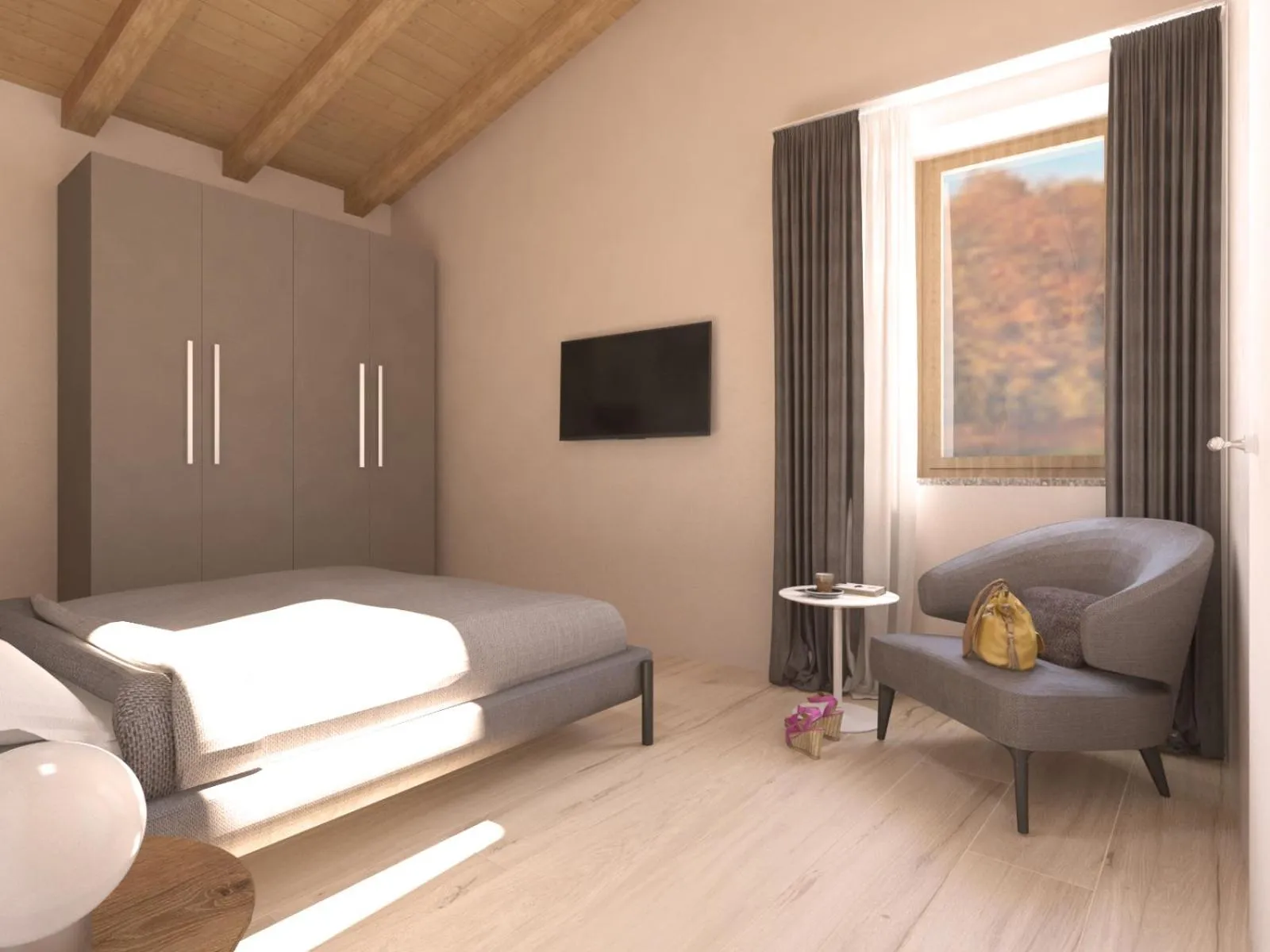 Bed in Villa Luisa Resort & Luxury Apartments