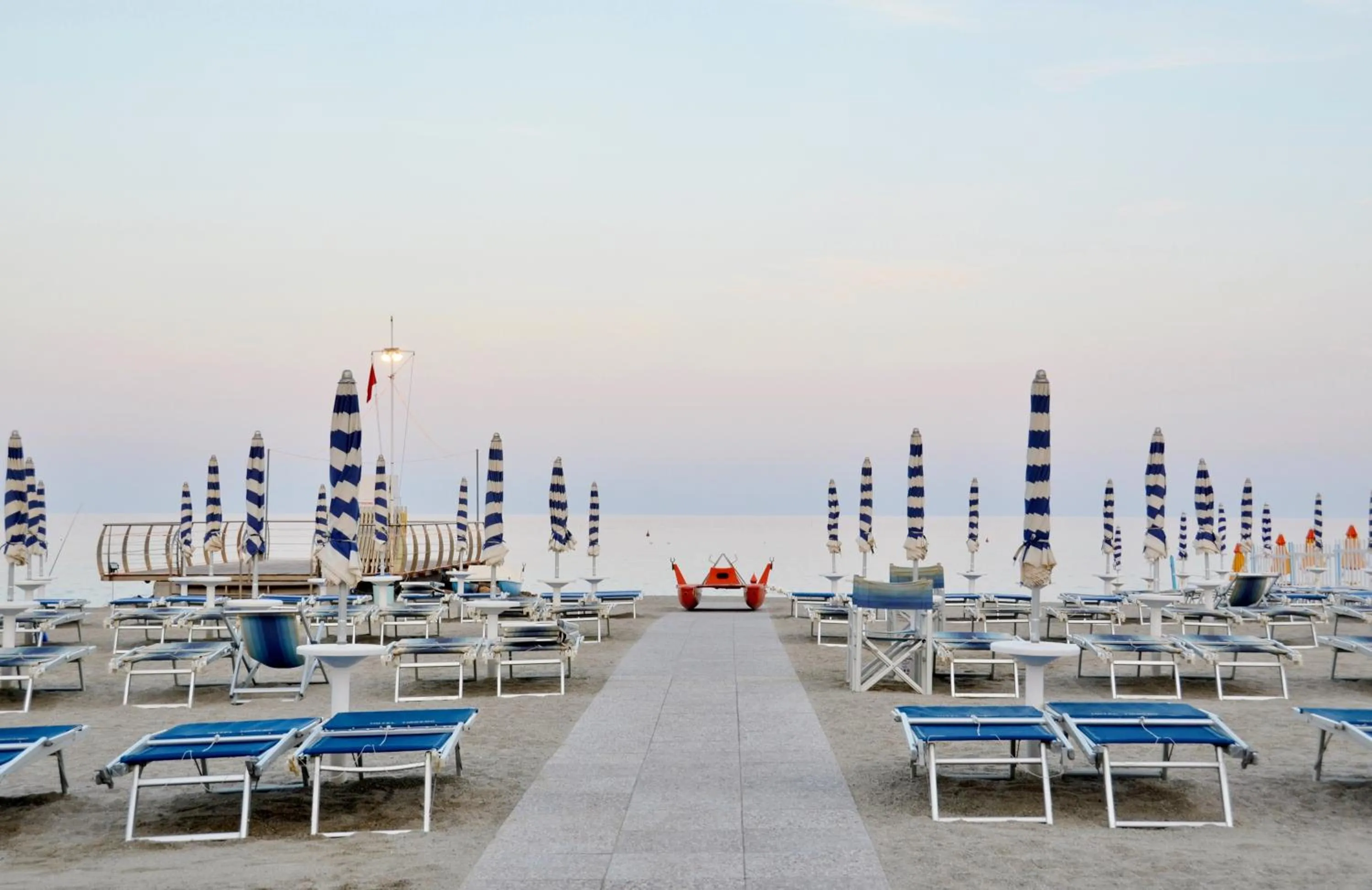 Beach in Hotel Tirreno