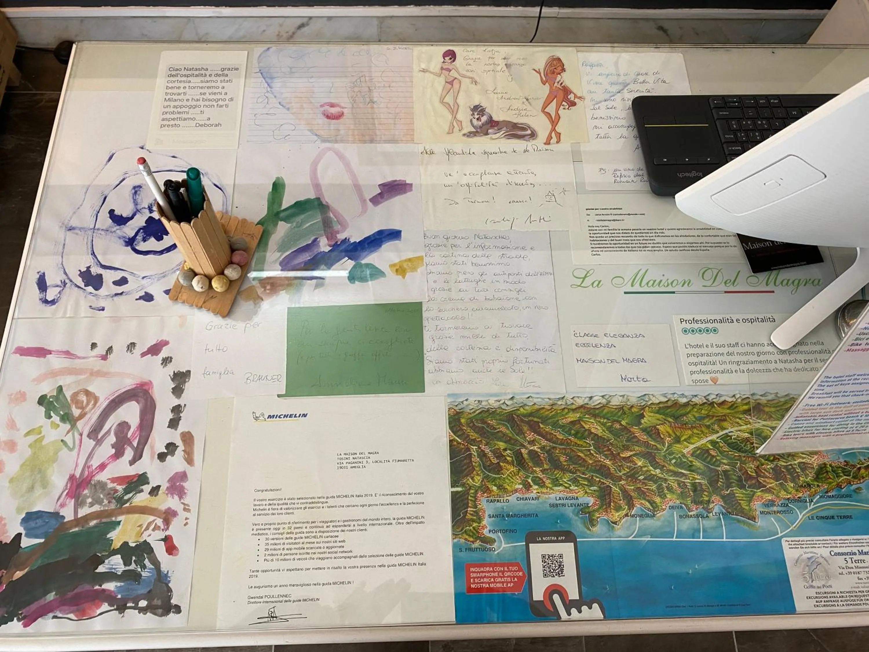 Lobby or reception in Maison Del Magra