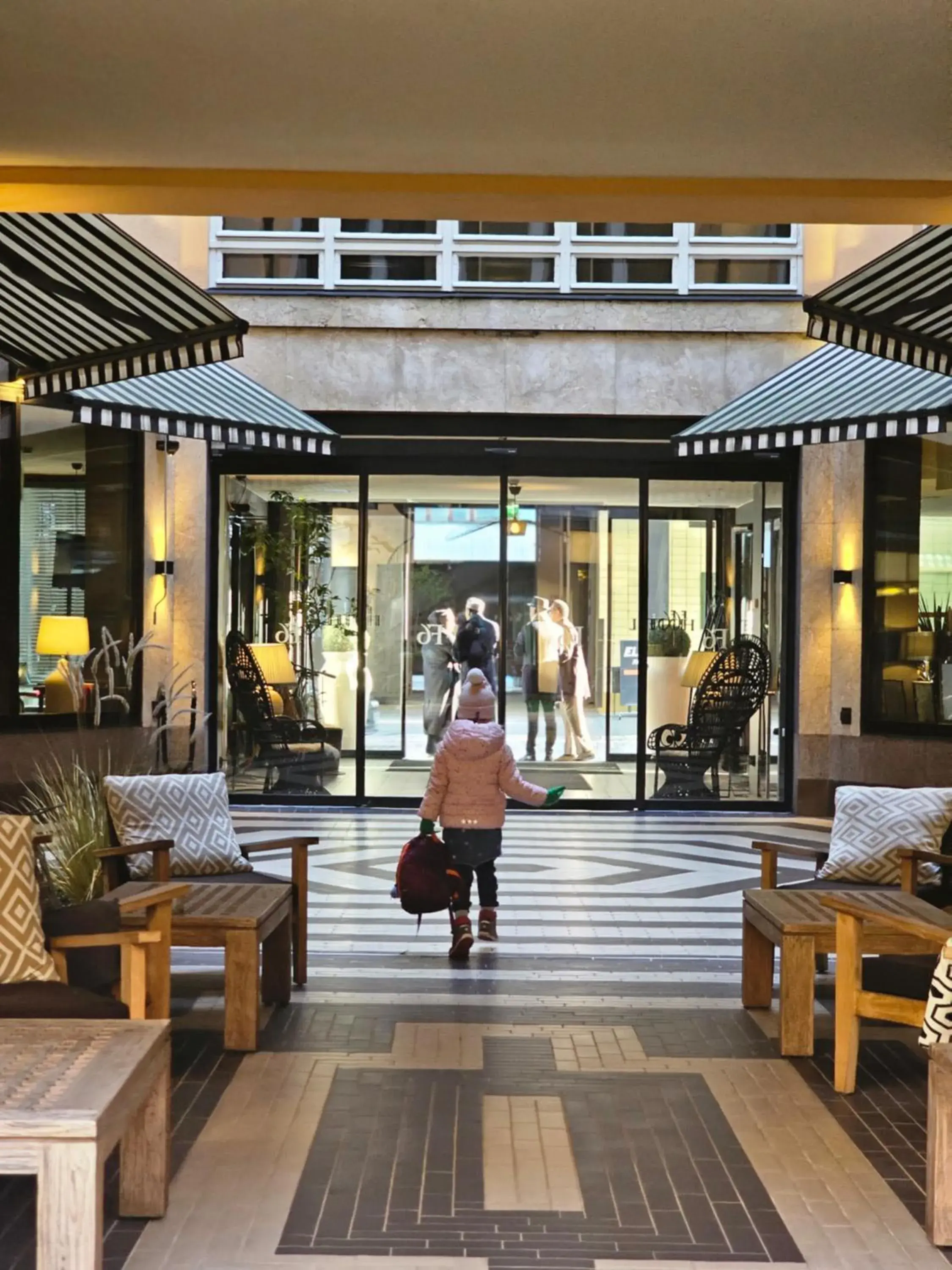 Quiet street view in Hotel F6 Quiet street view in Hotel F6