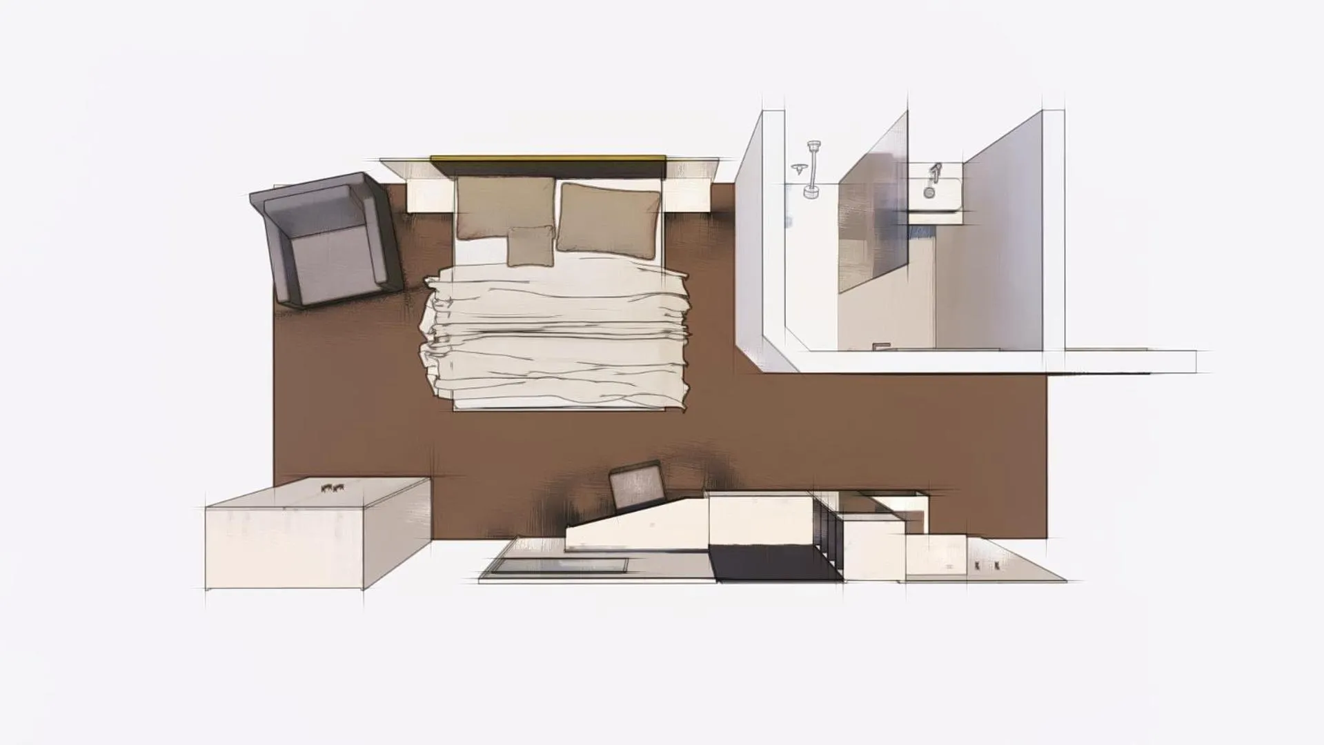 Photo of the whole room in Hotel Solaria