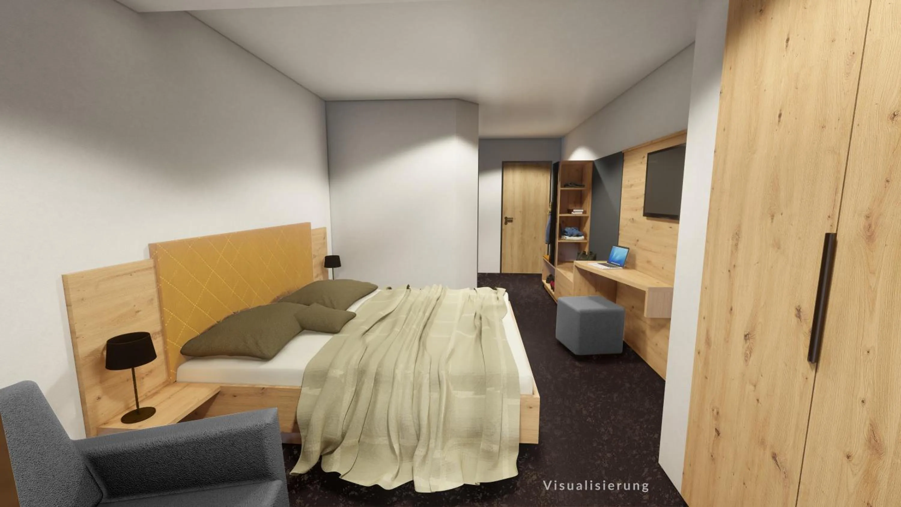 Bedroom, Bed in Hotel Solaria