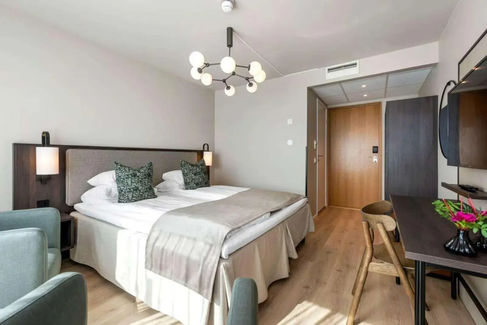 Bedroom, Bed in Scandic Parken Bedroom, Bed in Scandic Parken