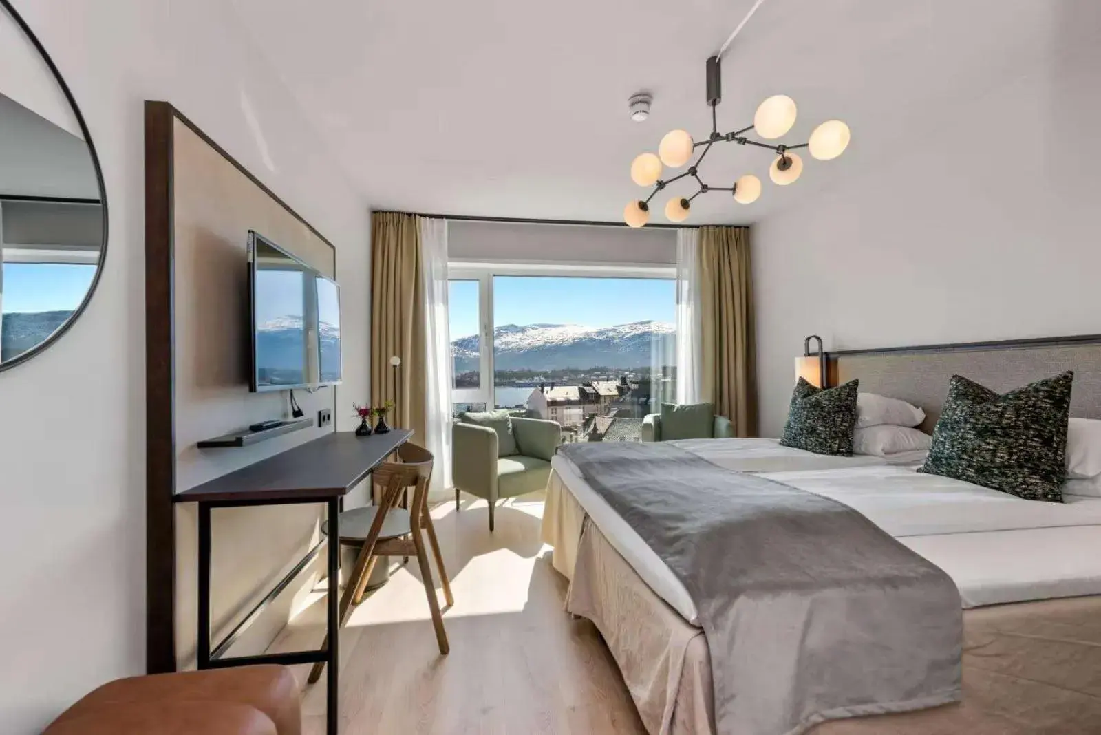 Bedroom, Bed in Scandic Parken Bedroom, Bed in Scandic Parken