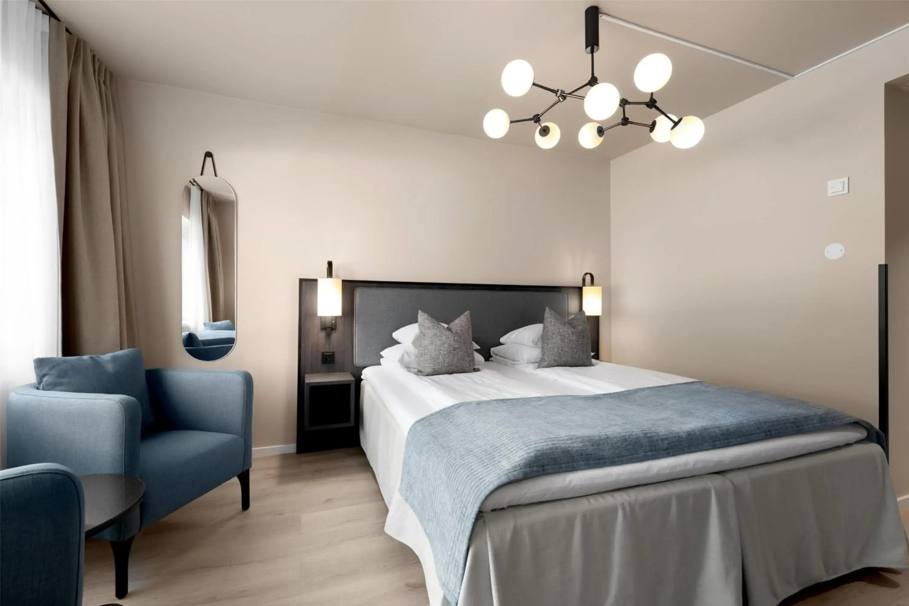 Bedroom, Bed in Scandic Parken Bedroom, Bed in Scandic Parken