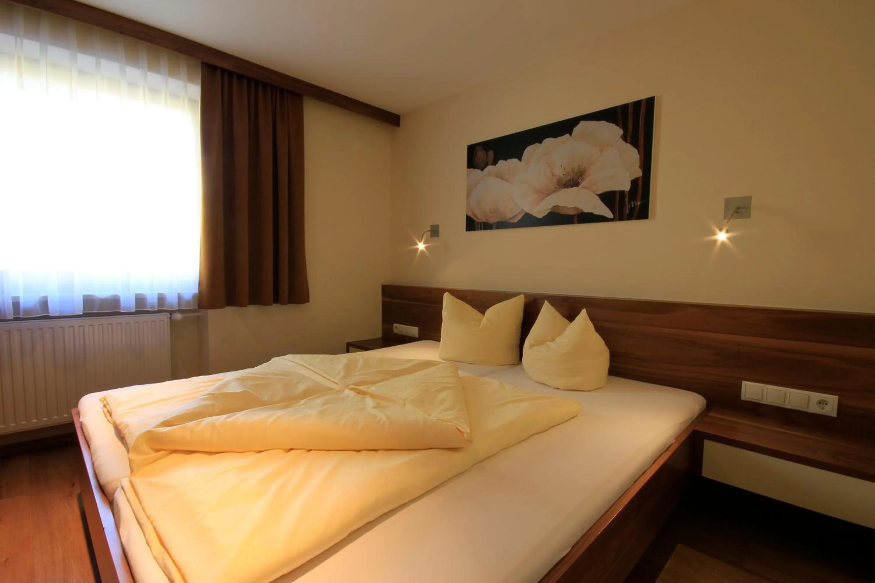 Bed in Hotel Edelweiss