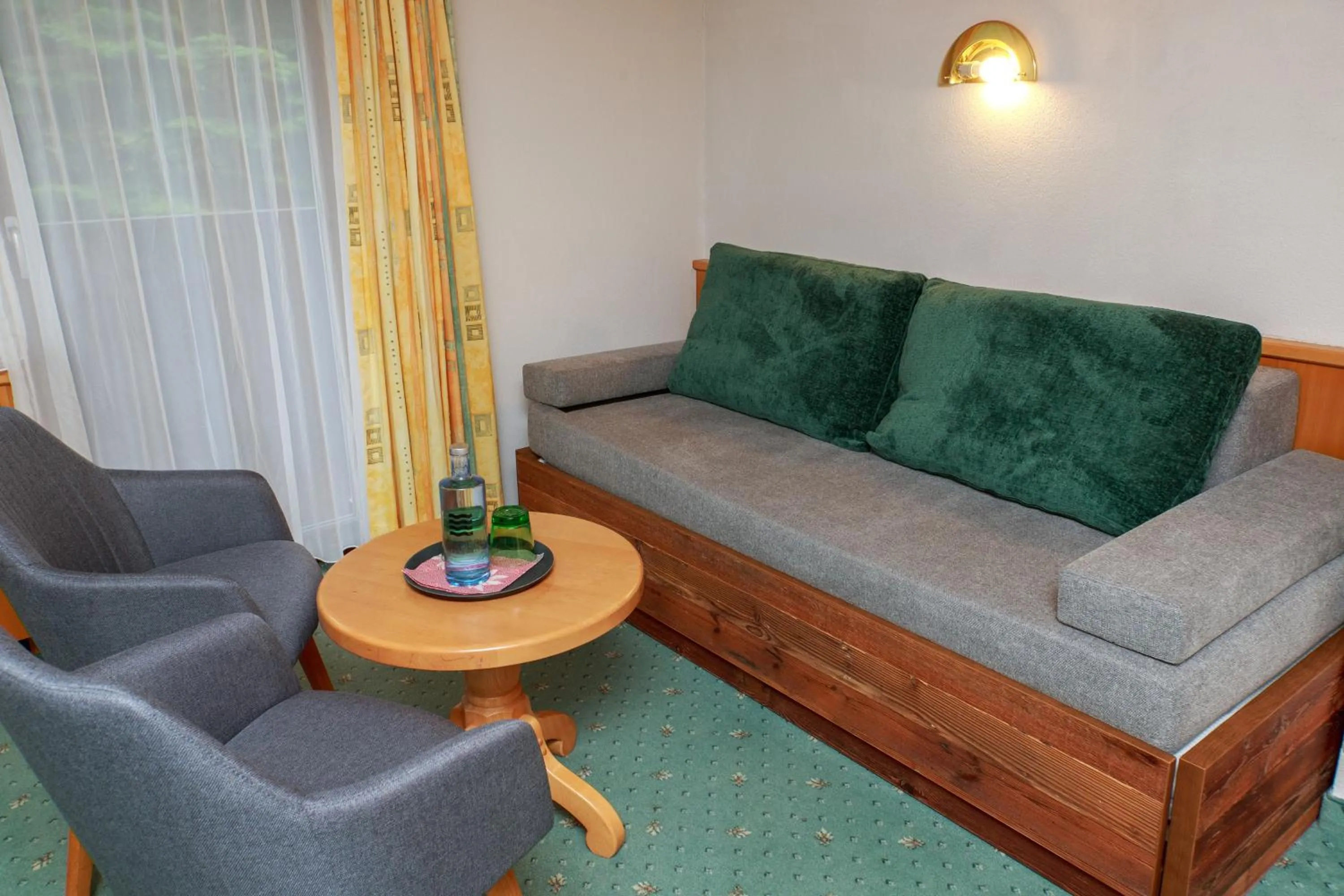 Seating area in Hotel Edelweiss