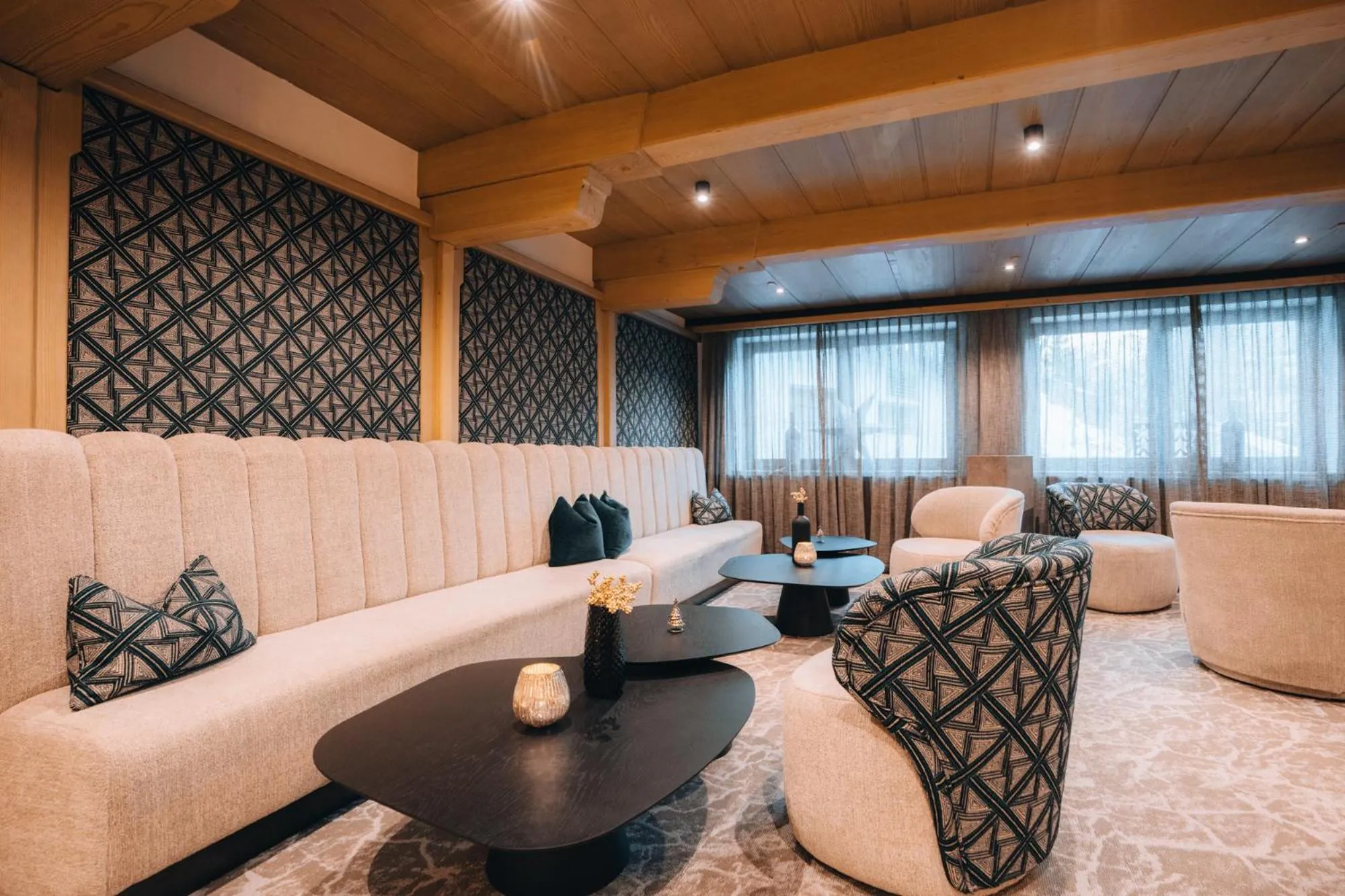 Living room in Hotel Edelweiss