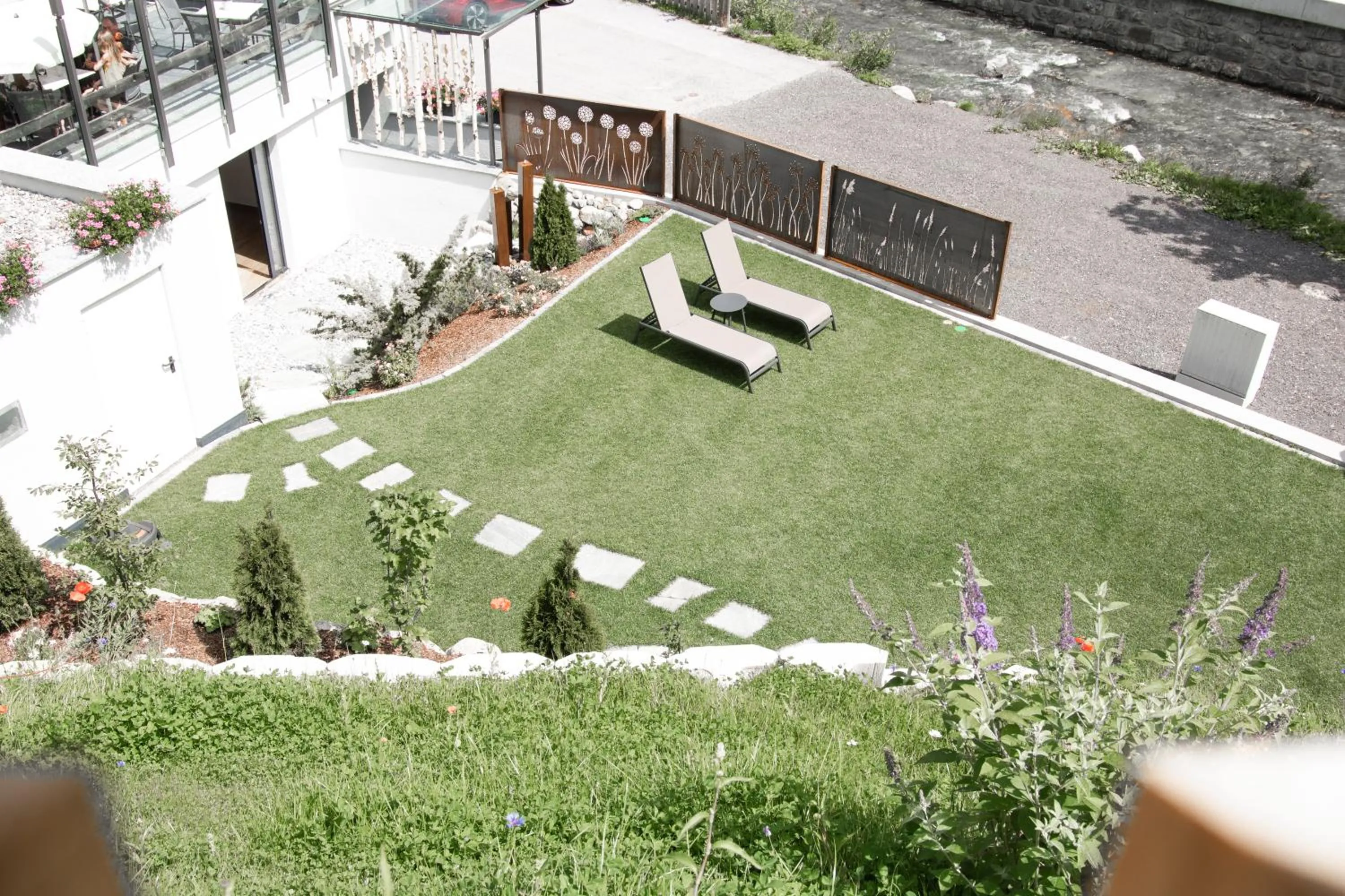 Garden in Hotel Edelweiss