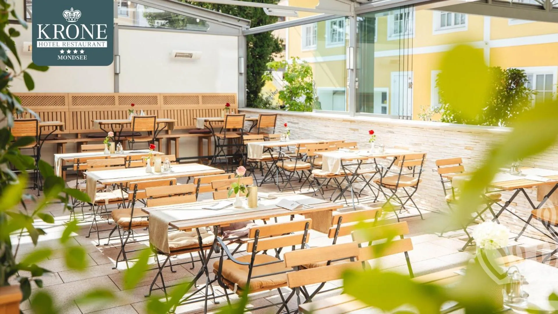 Garden in Hotel Krone