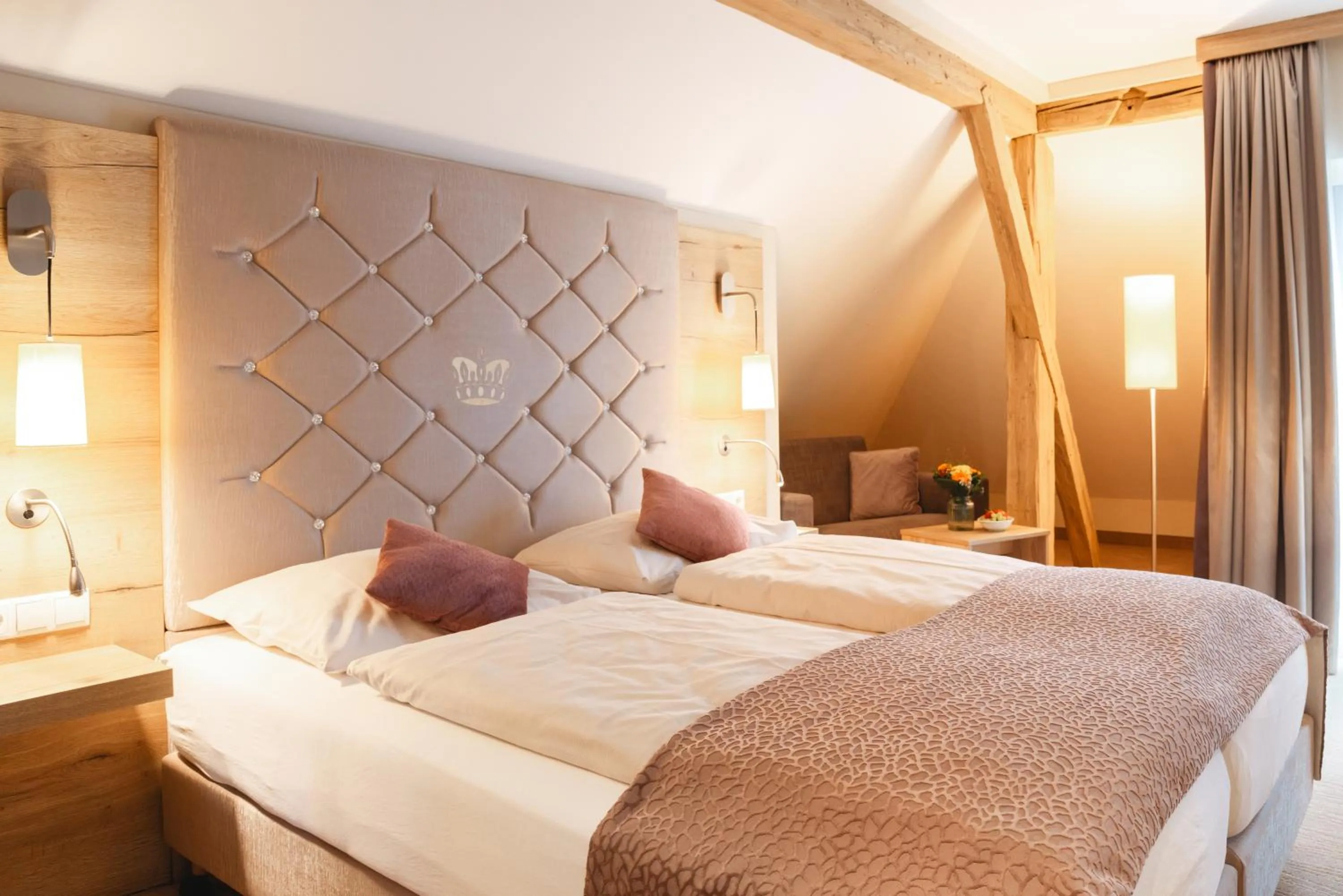 Photo of the whole room, Bed in Hotel Krone