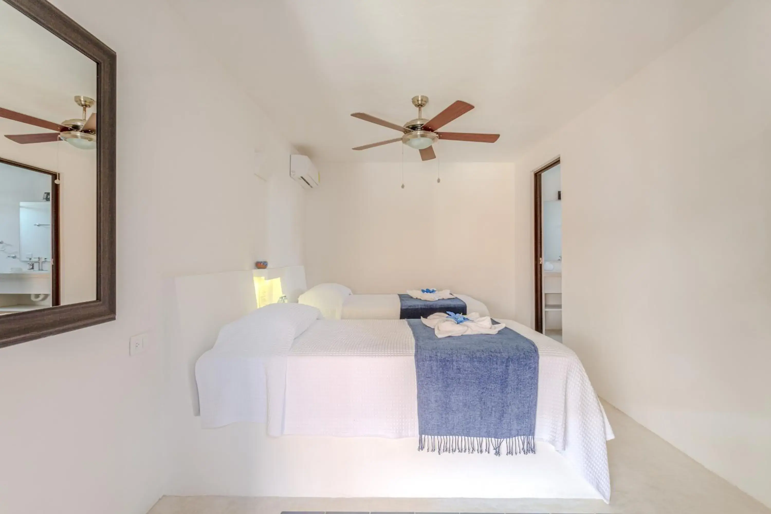 View (from property/room), Bed in Kin Ha Tulum Hotel View (from property/room), Bed in Kin Ha Tulum Hotel