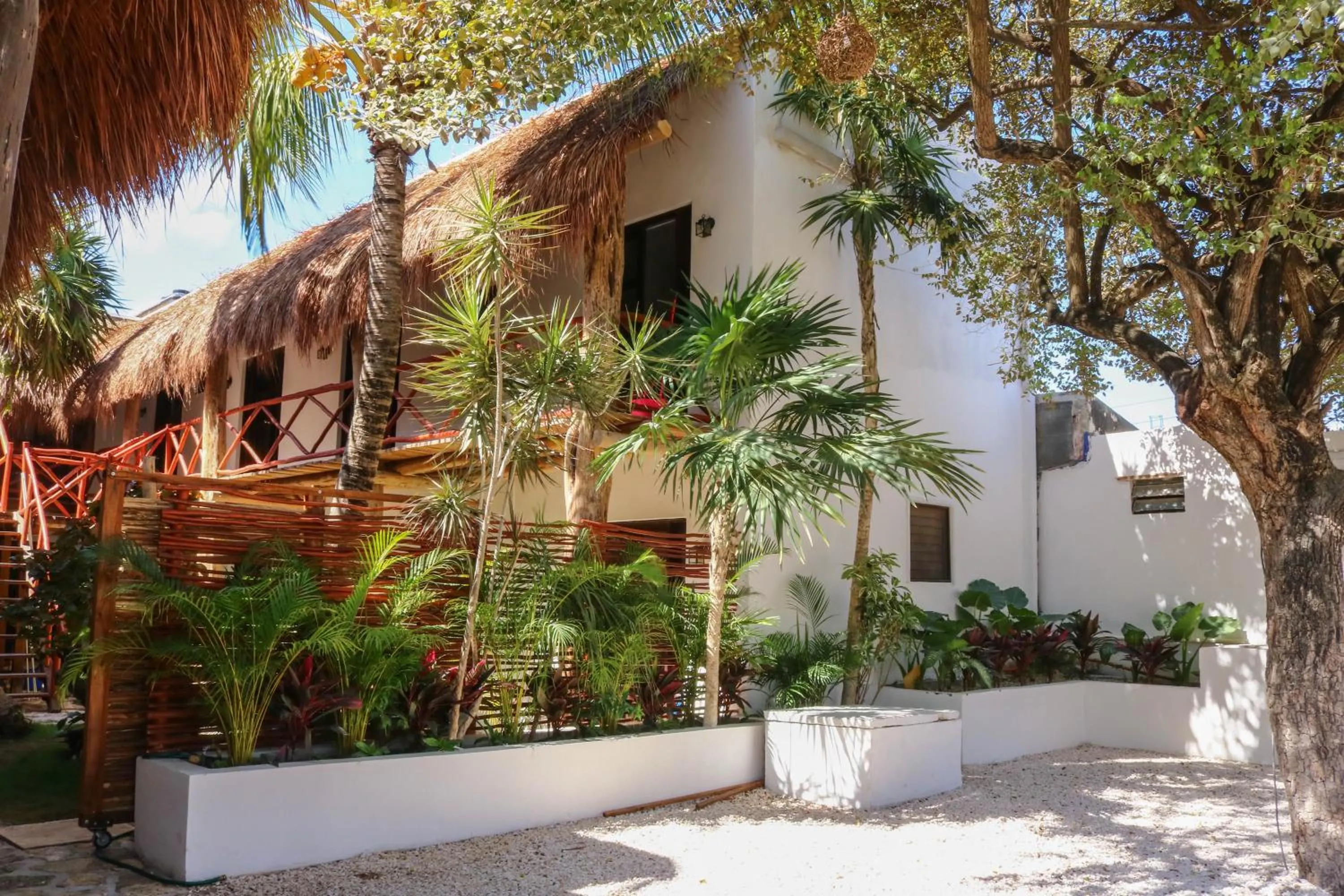 Facade/entrance in Kin Ha Tulum Hotel