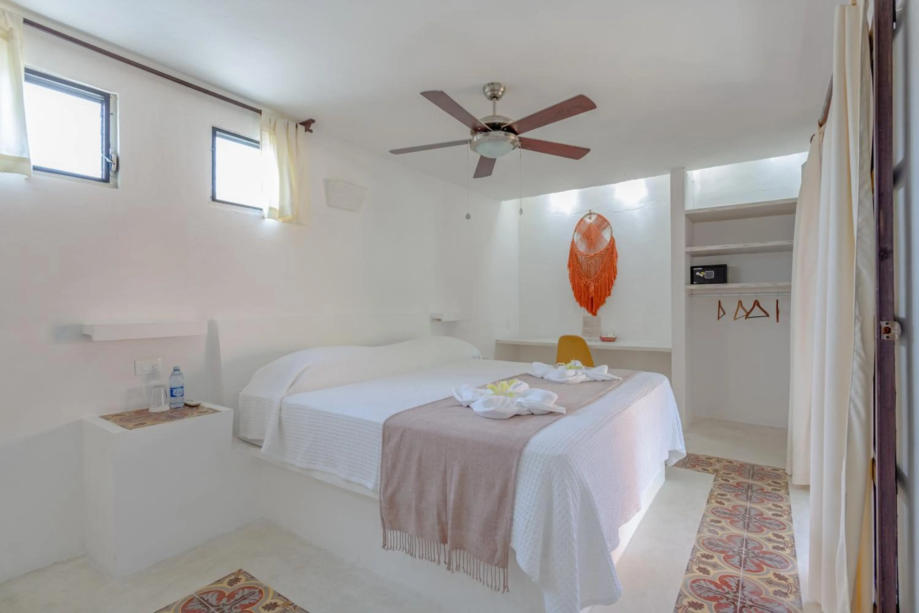 Bed in Kin Ha Tulum Hotel