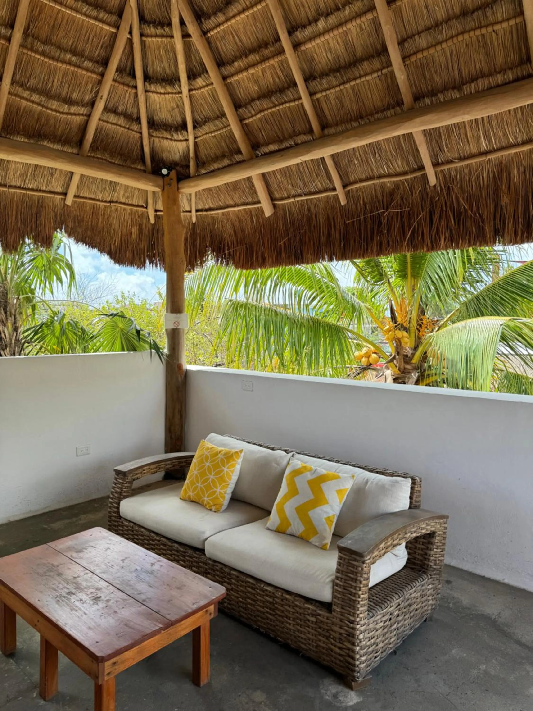 Patio in Kin Ha Tulum Hotel