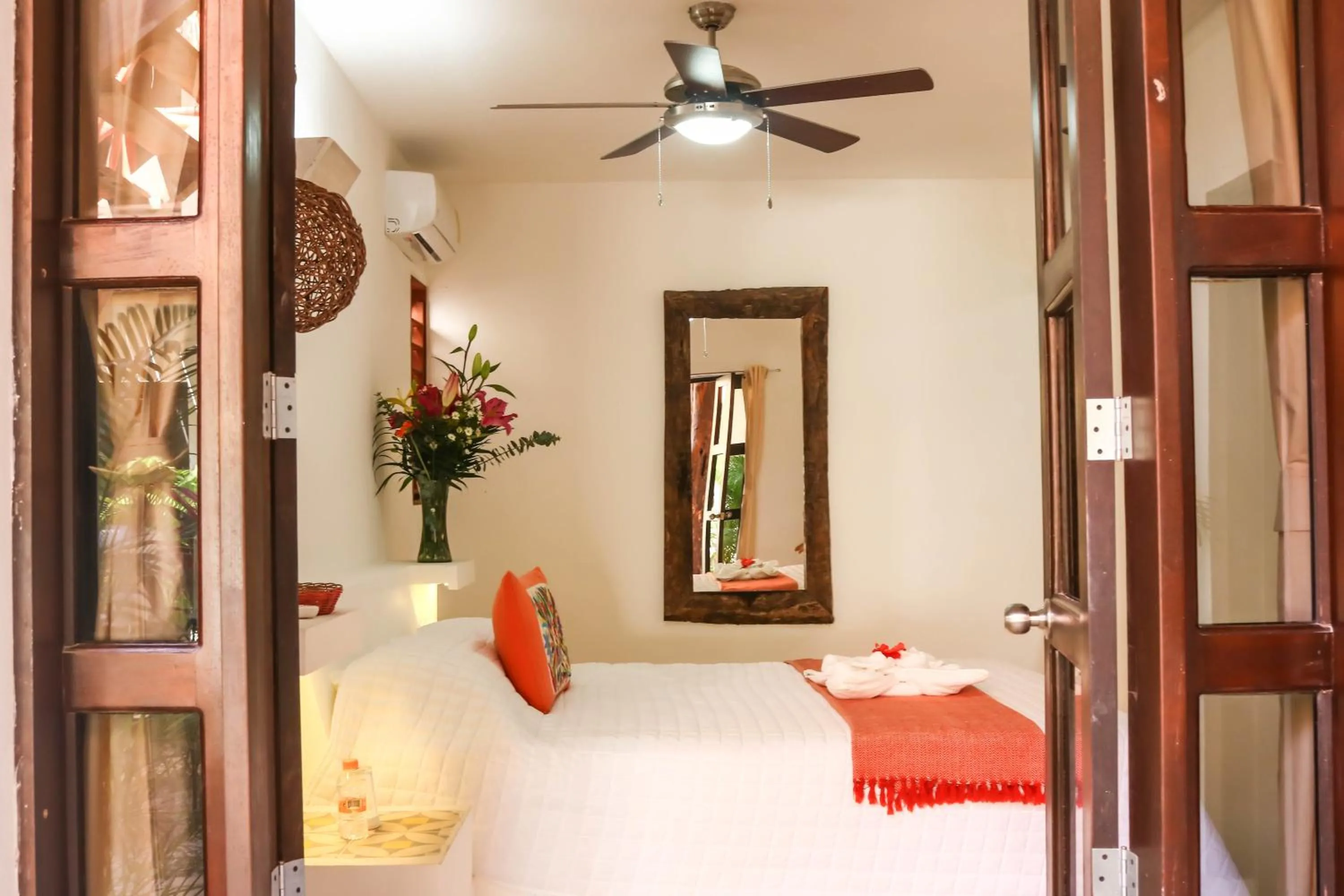 Bedroom in Kin Ha Tulum Hotel