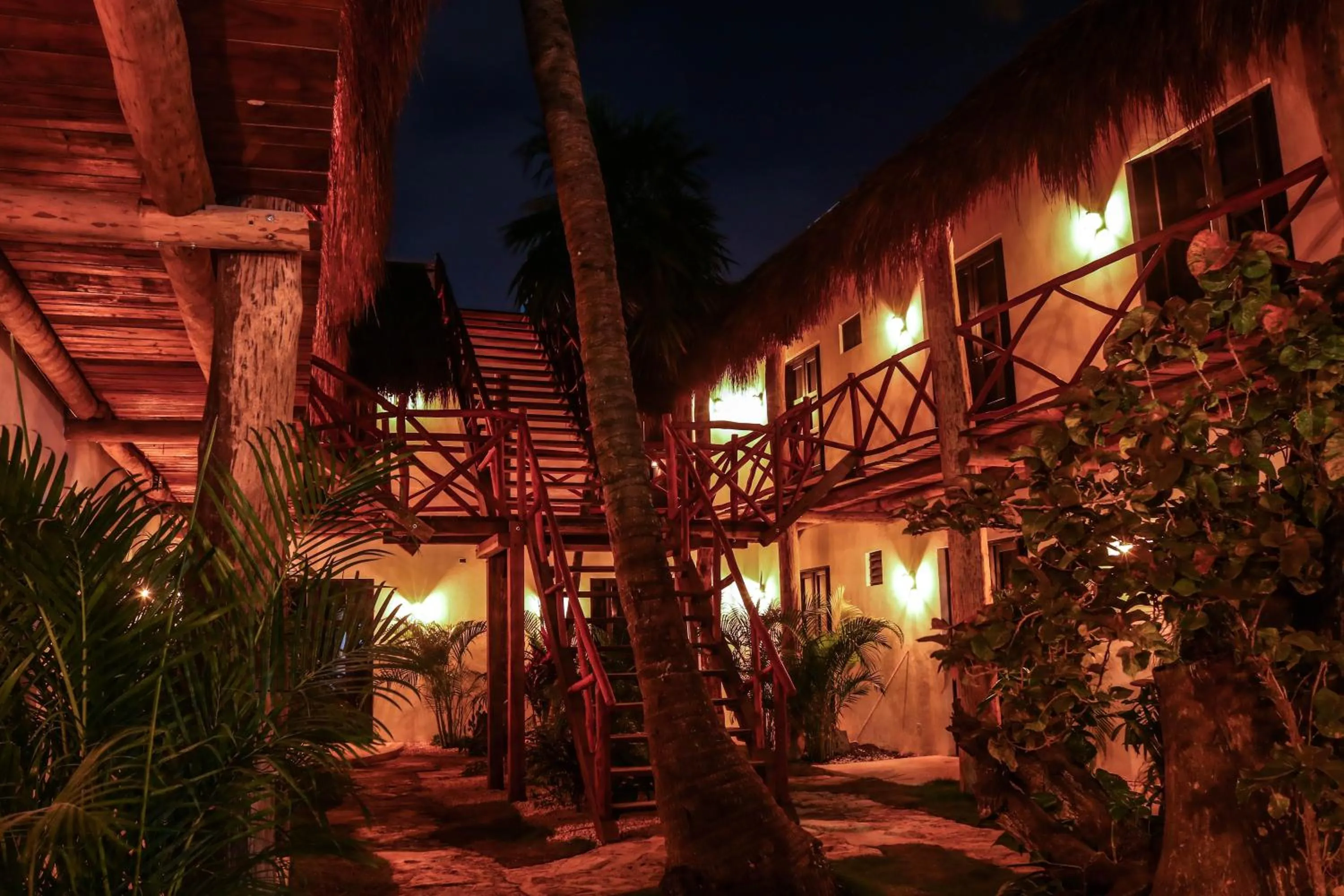 Property building in Kin Ha Tulum Hotel