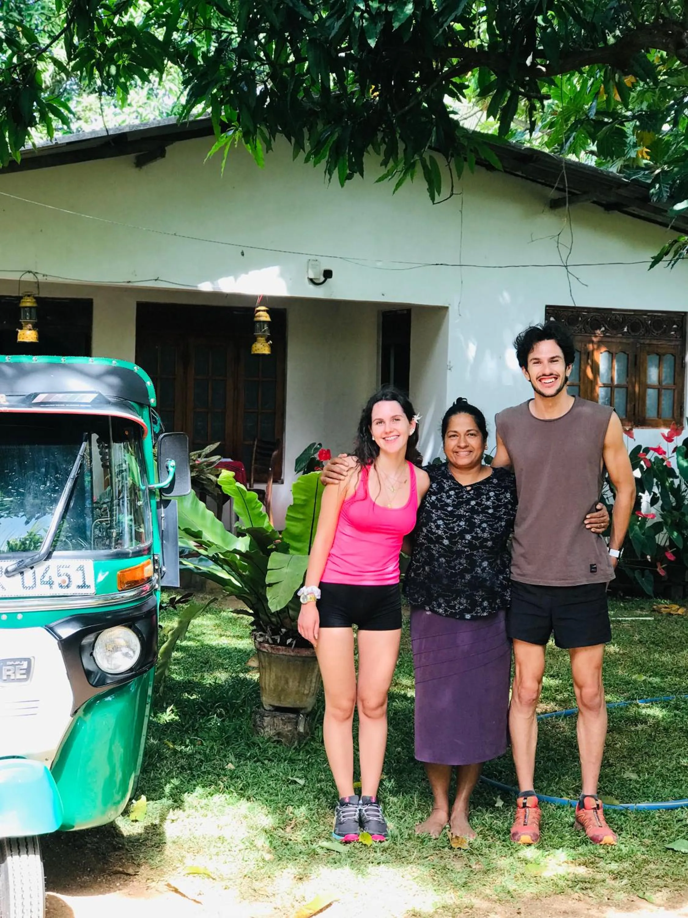 group of guests in Sigiri Lakshan Home Stay