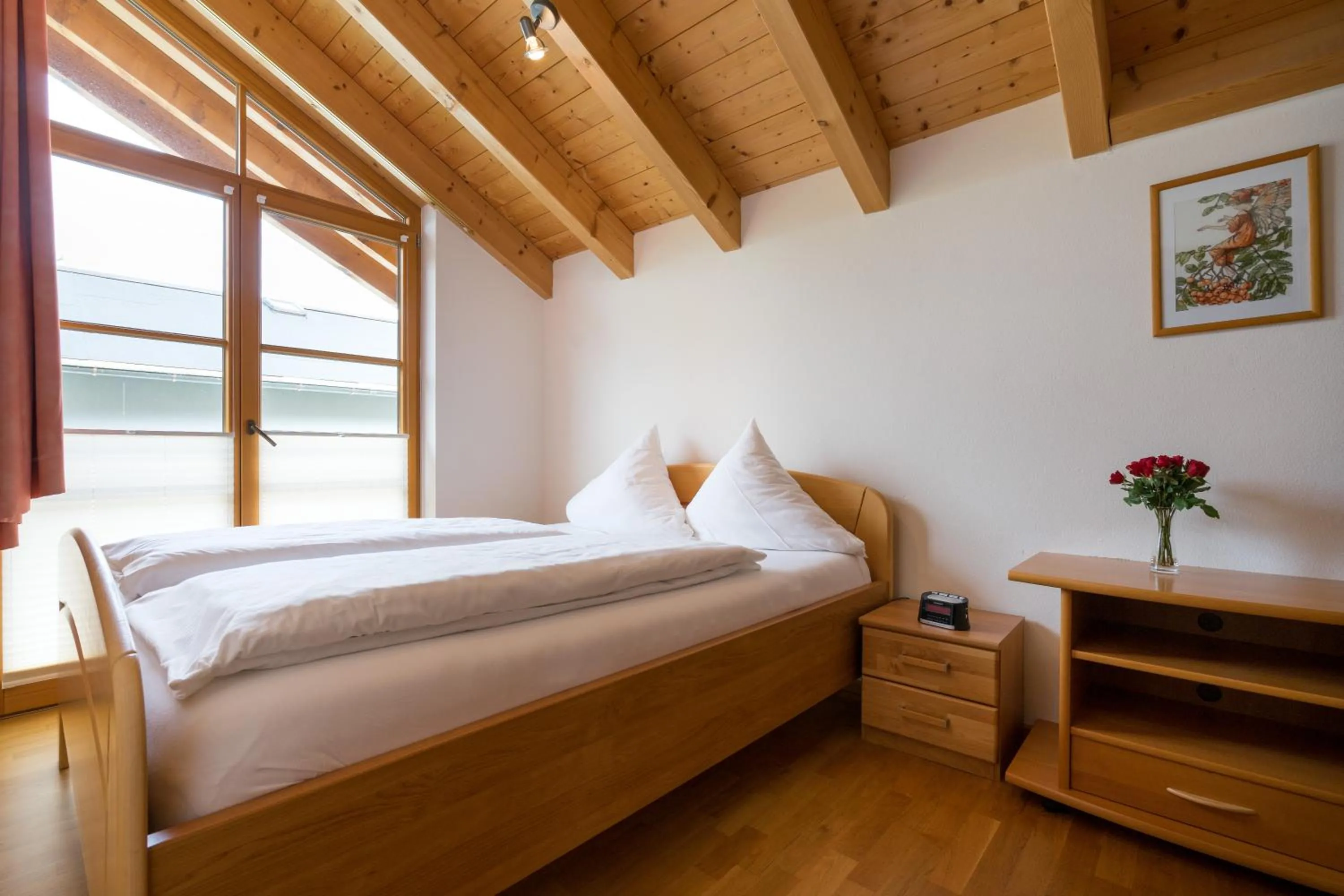 Bed in Ferienhaus Angermeier