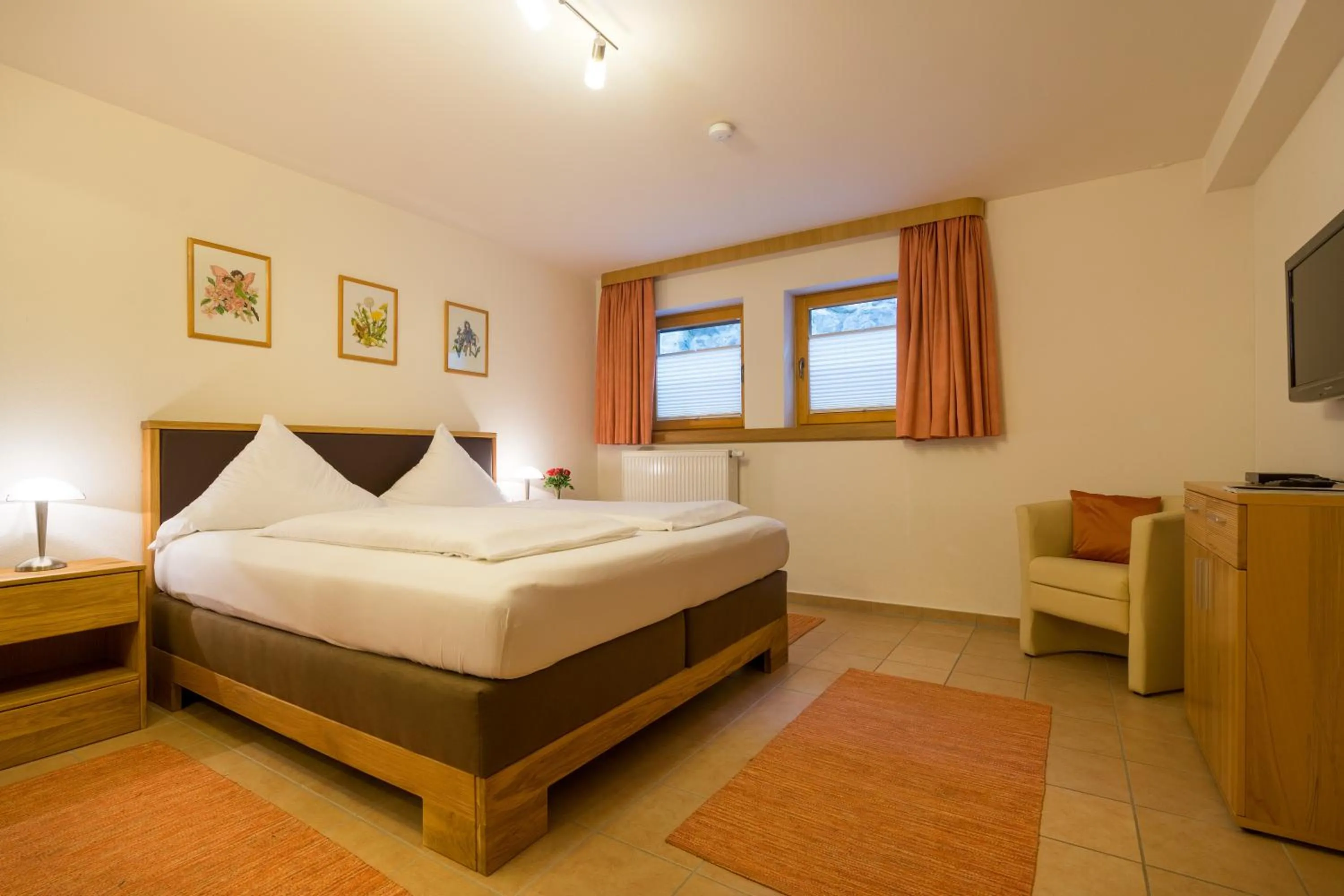 Bed in Ferienhaus Angermeier