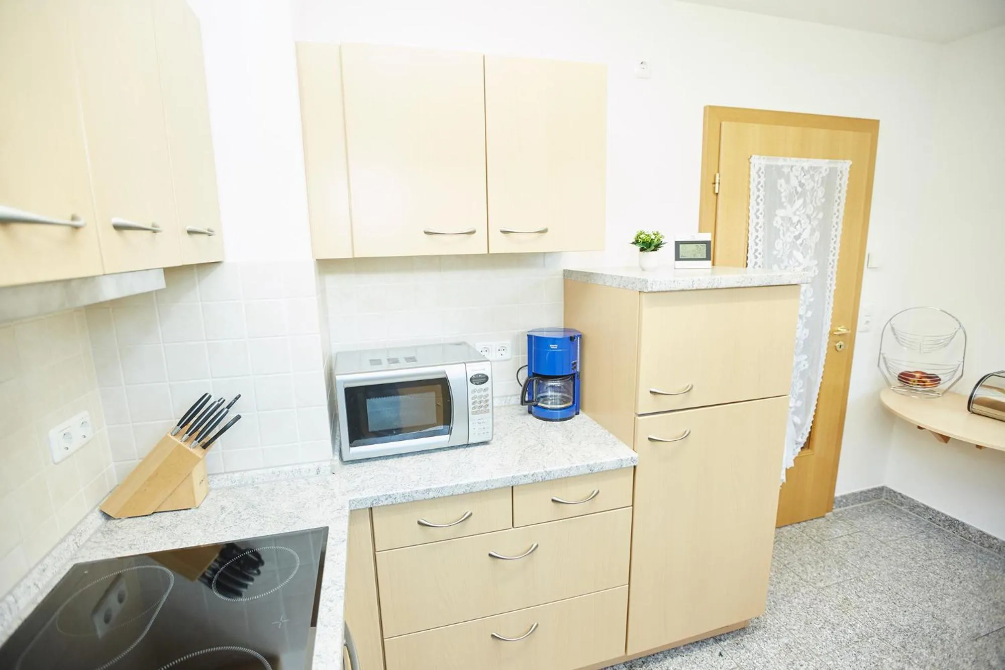 Kitchen or kitchenette in Ferienhaus Angermeier