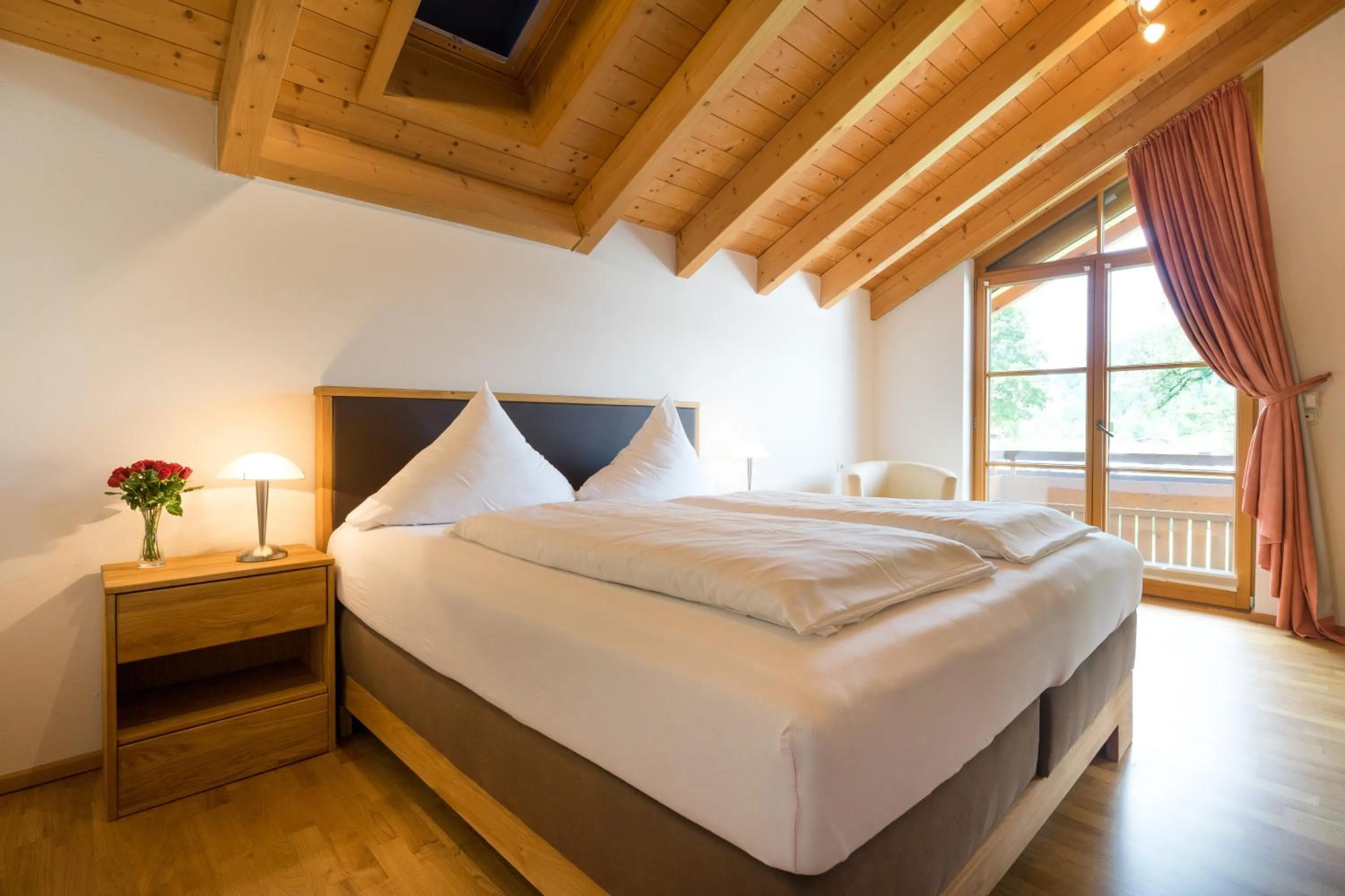 Bed in Ferienhaus Angermeier