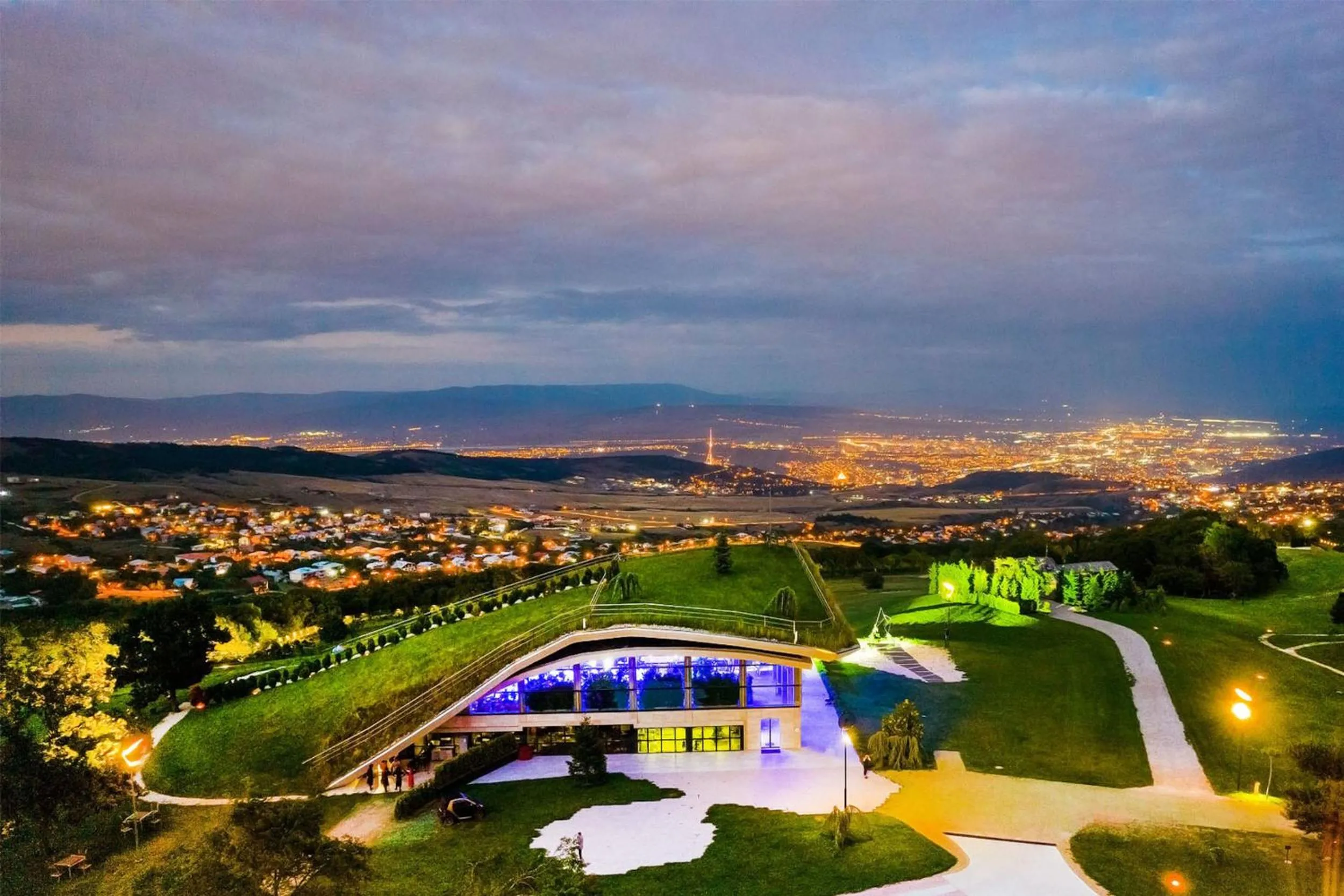 Bird's eye view in Bioli Wellness Resort