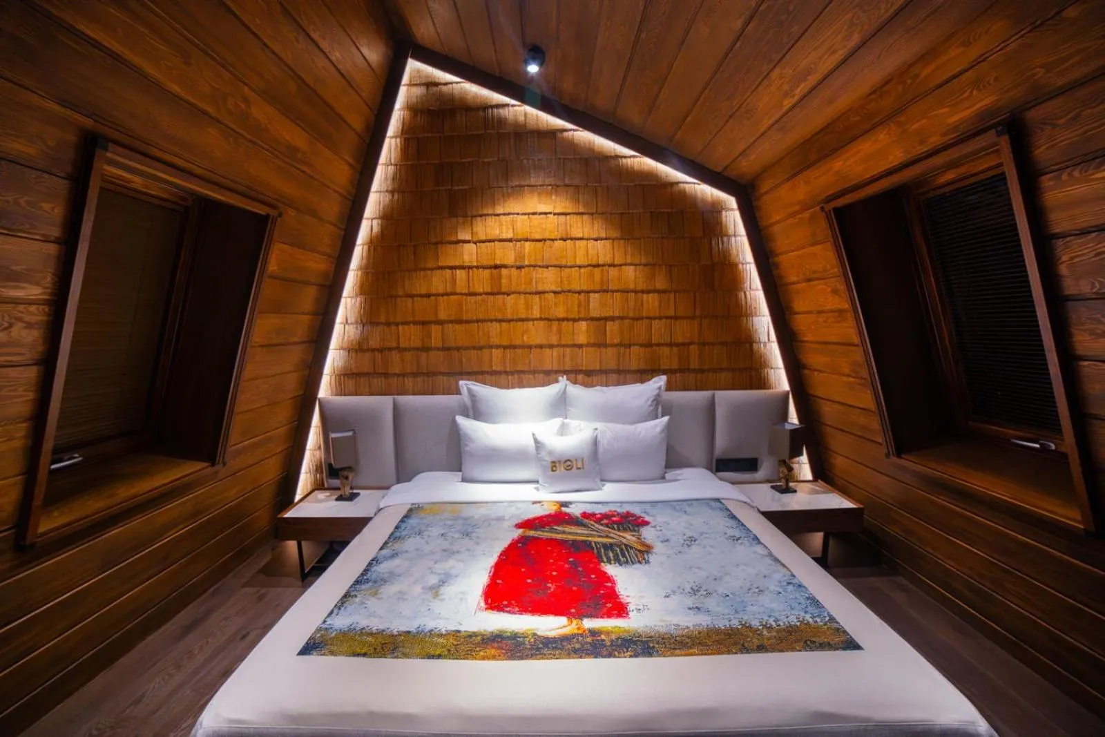 Bedroom, Bed in Bioli Wellness Resort