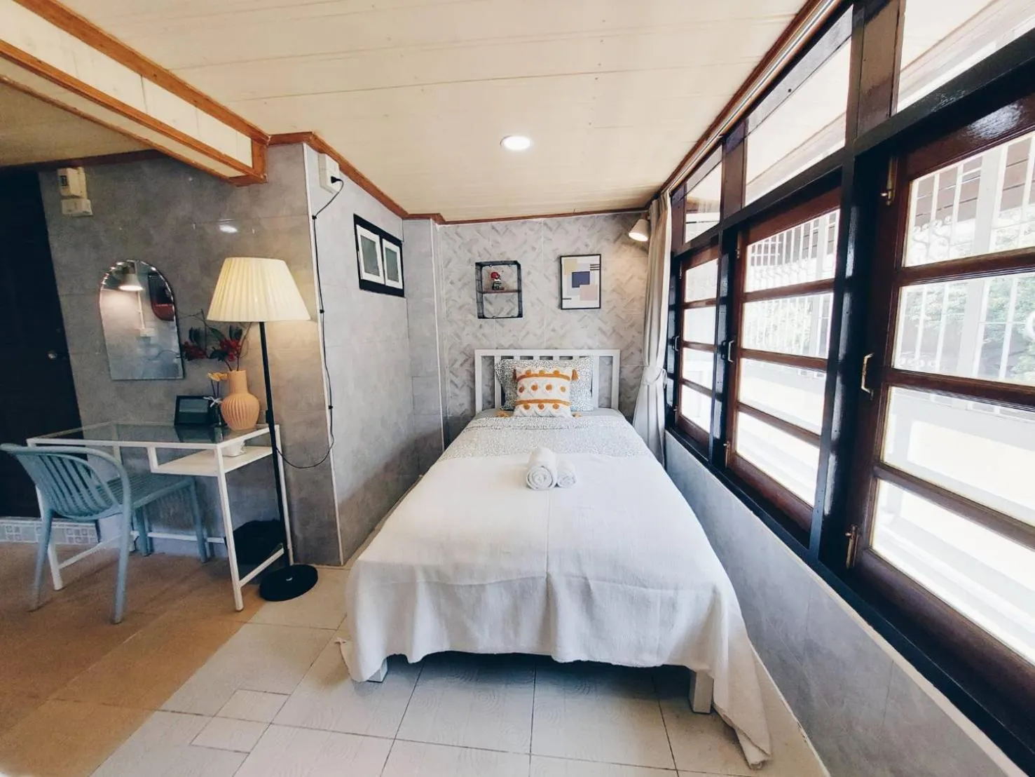 Bed in Green Riverside Homestay