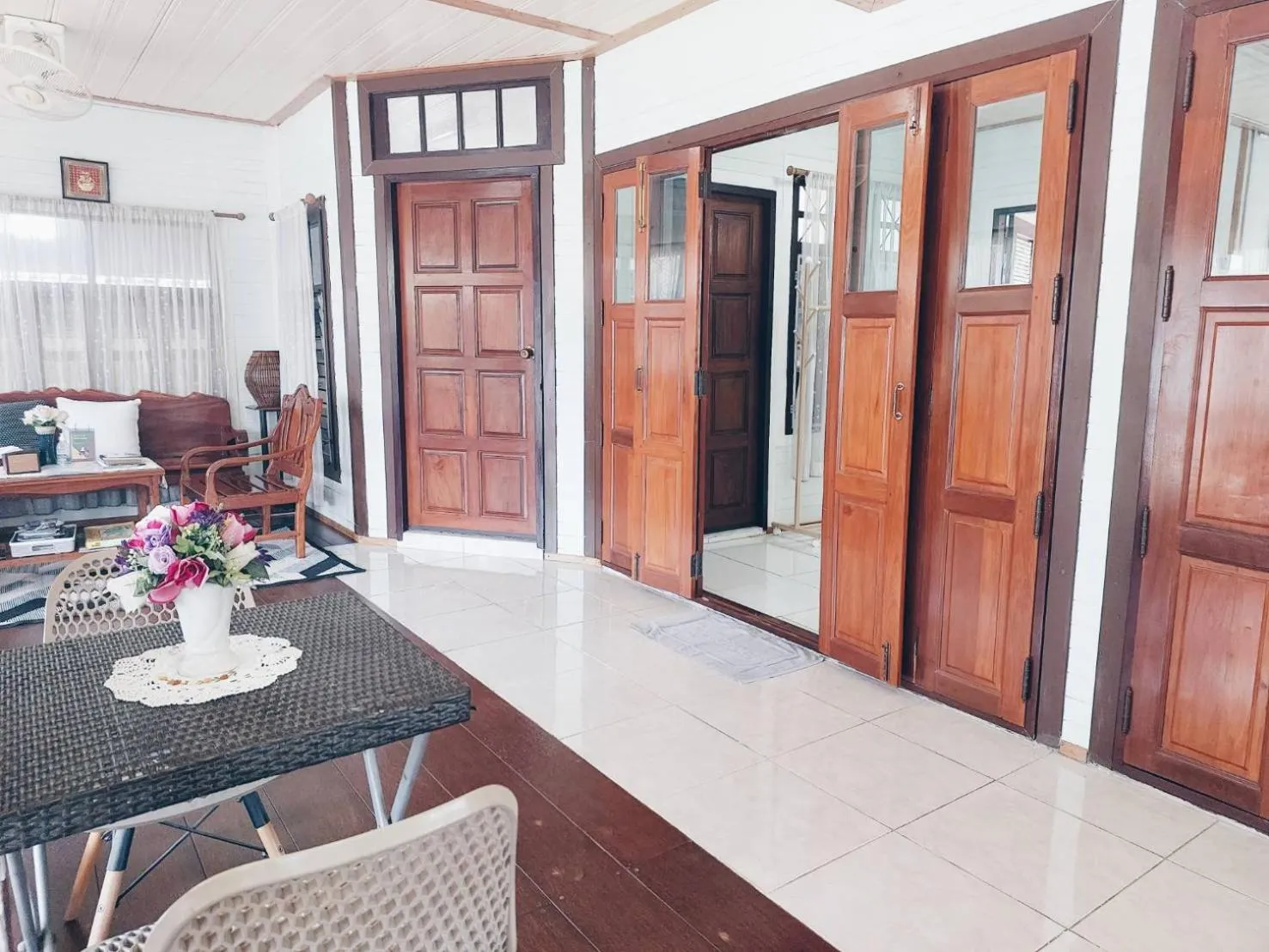 Dining area in Green Riverside Homestay