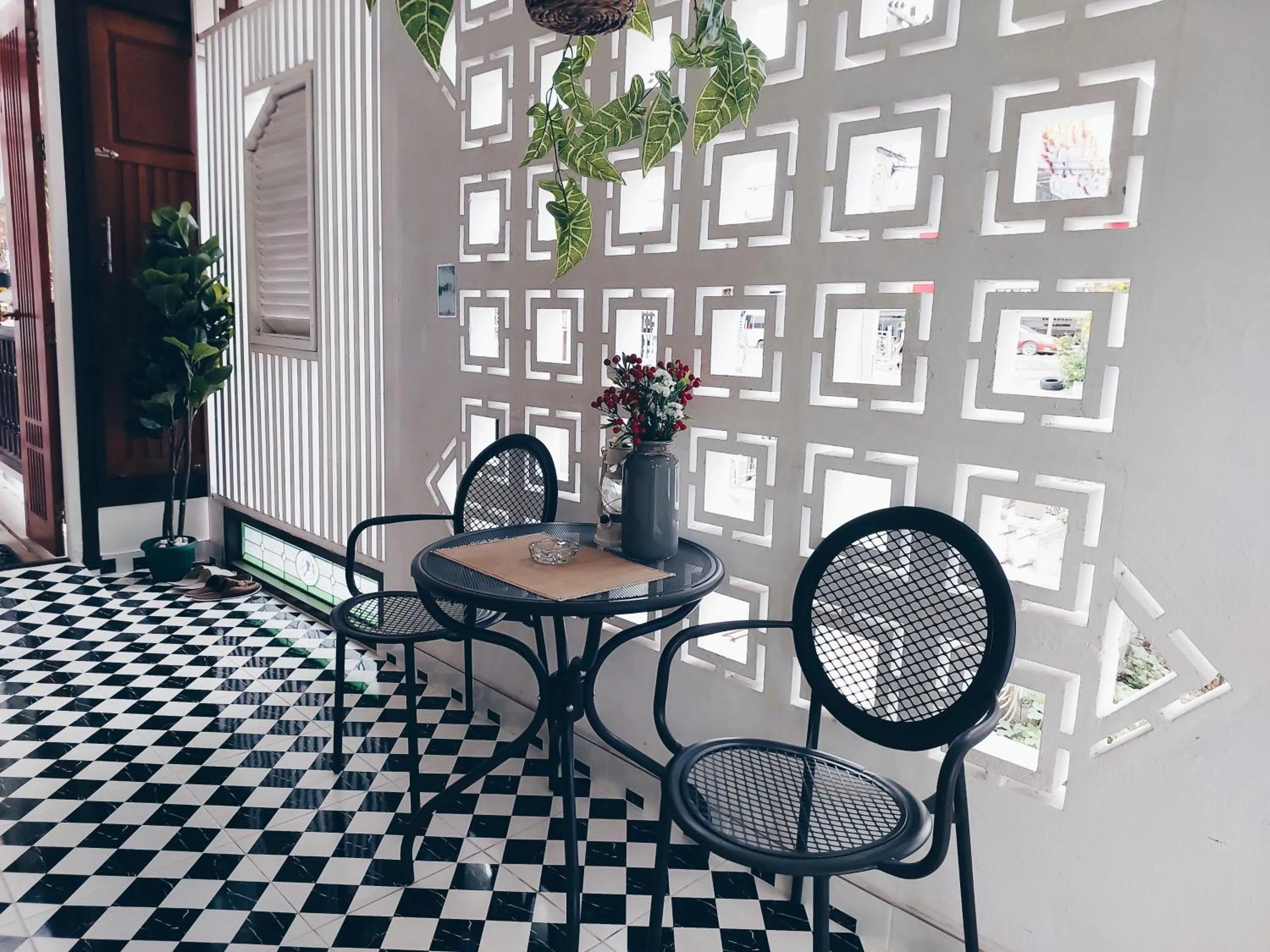 Balcony/Terrace in Green Riverside Homestay