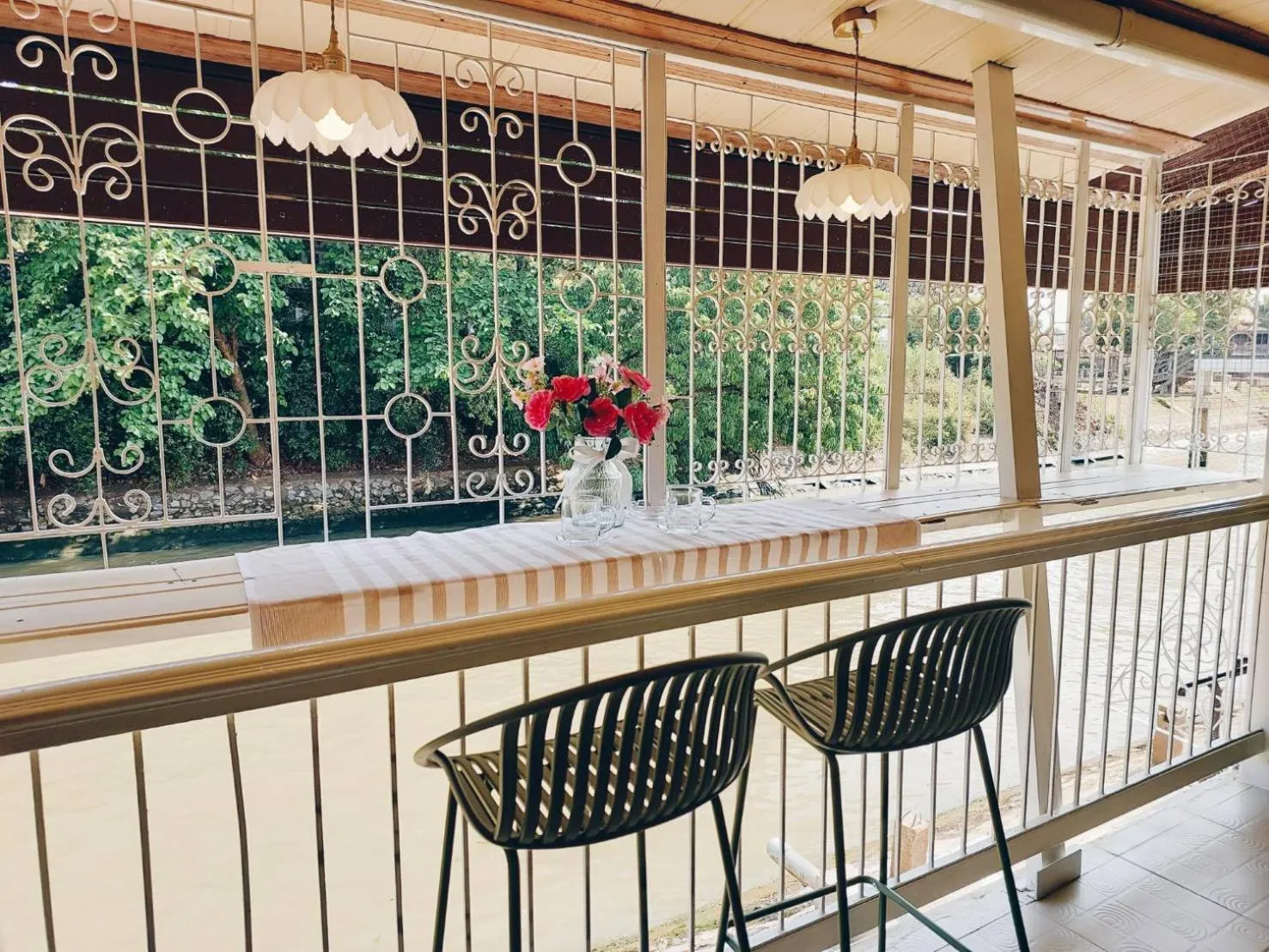 Patio in Green Riverside Homestay