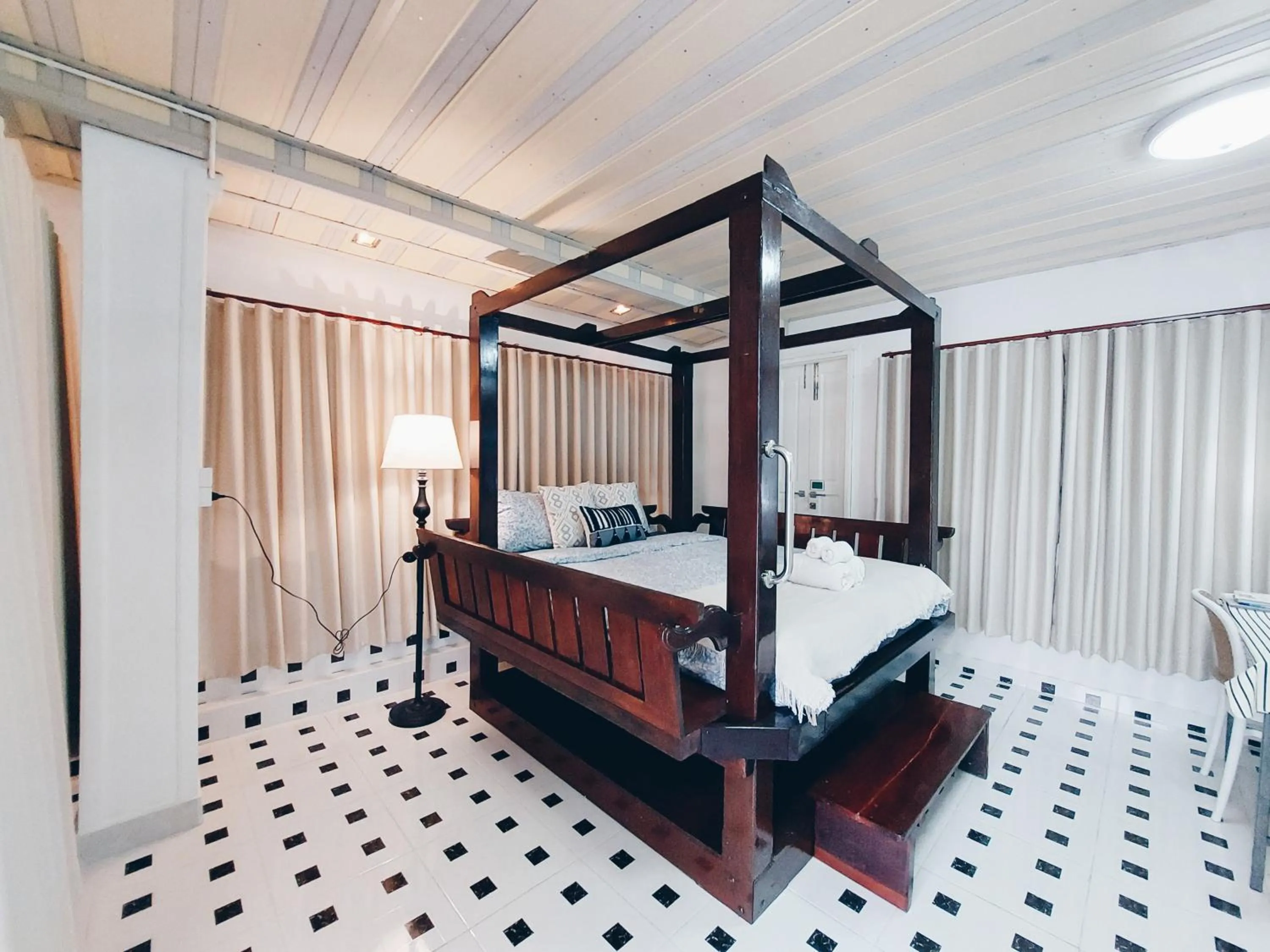 Bed in Green Riverside Homestay