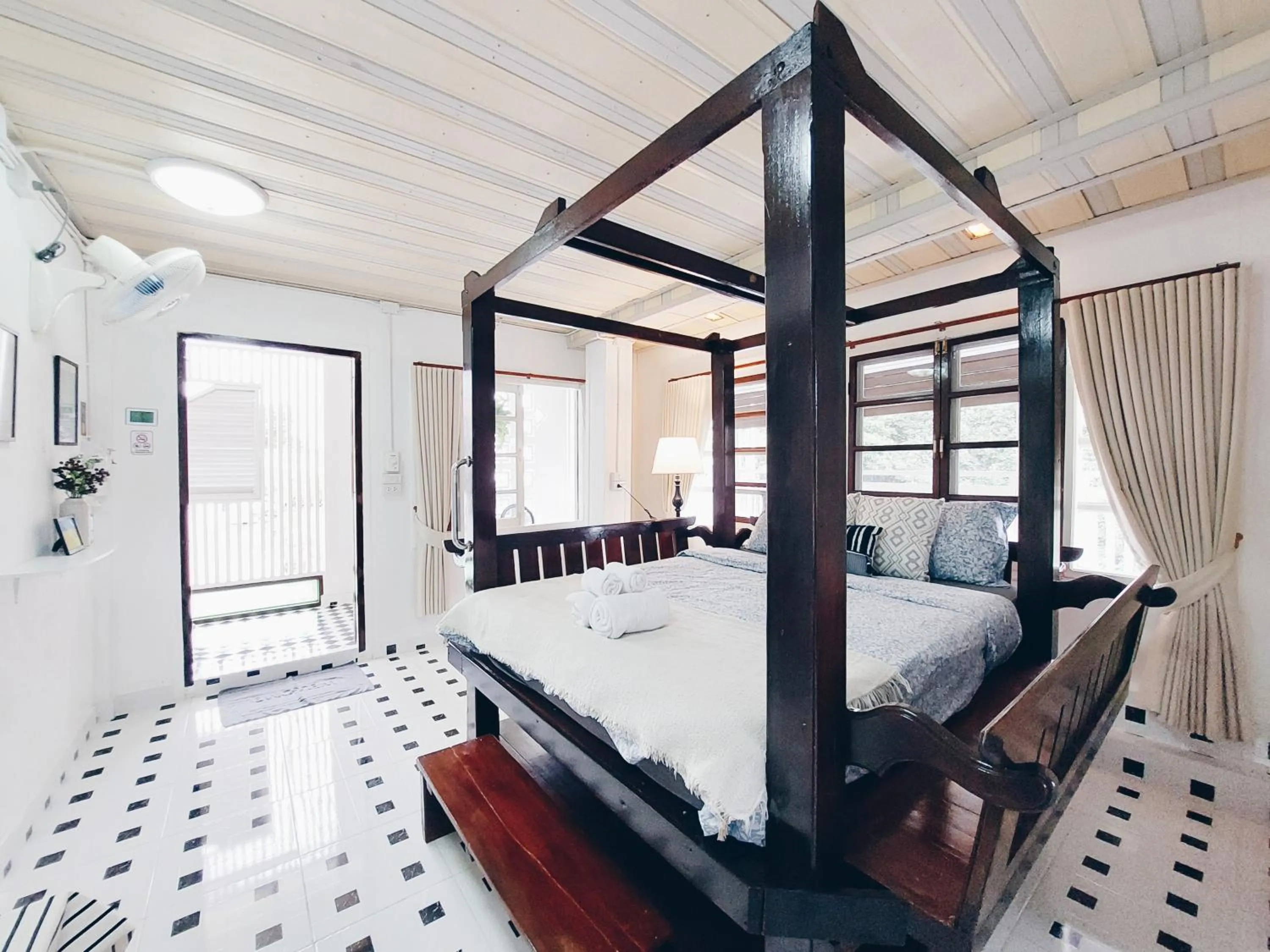 Bed in Green Riverside Homestay