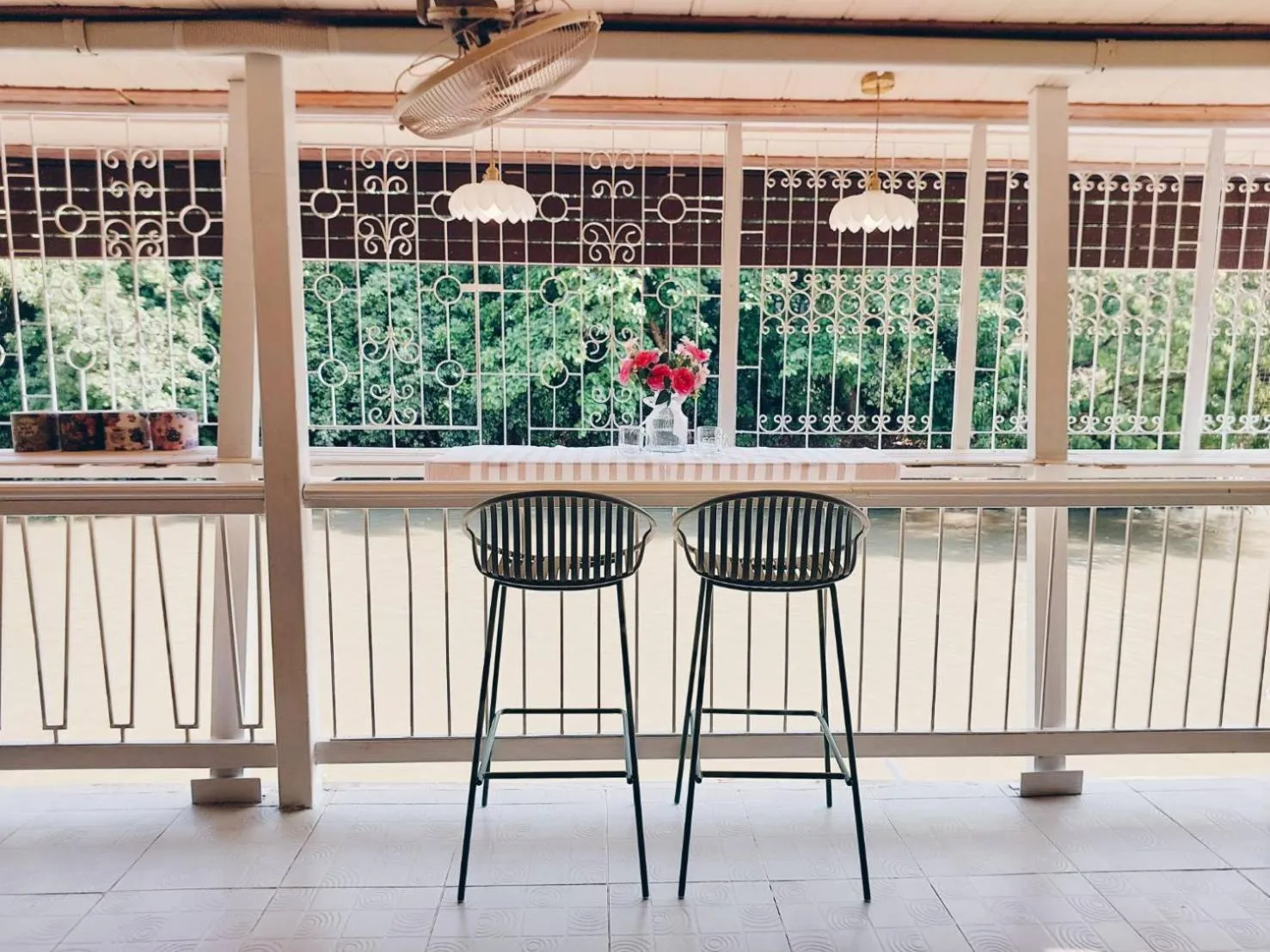 Patio in Green Riverside Homestay