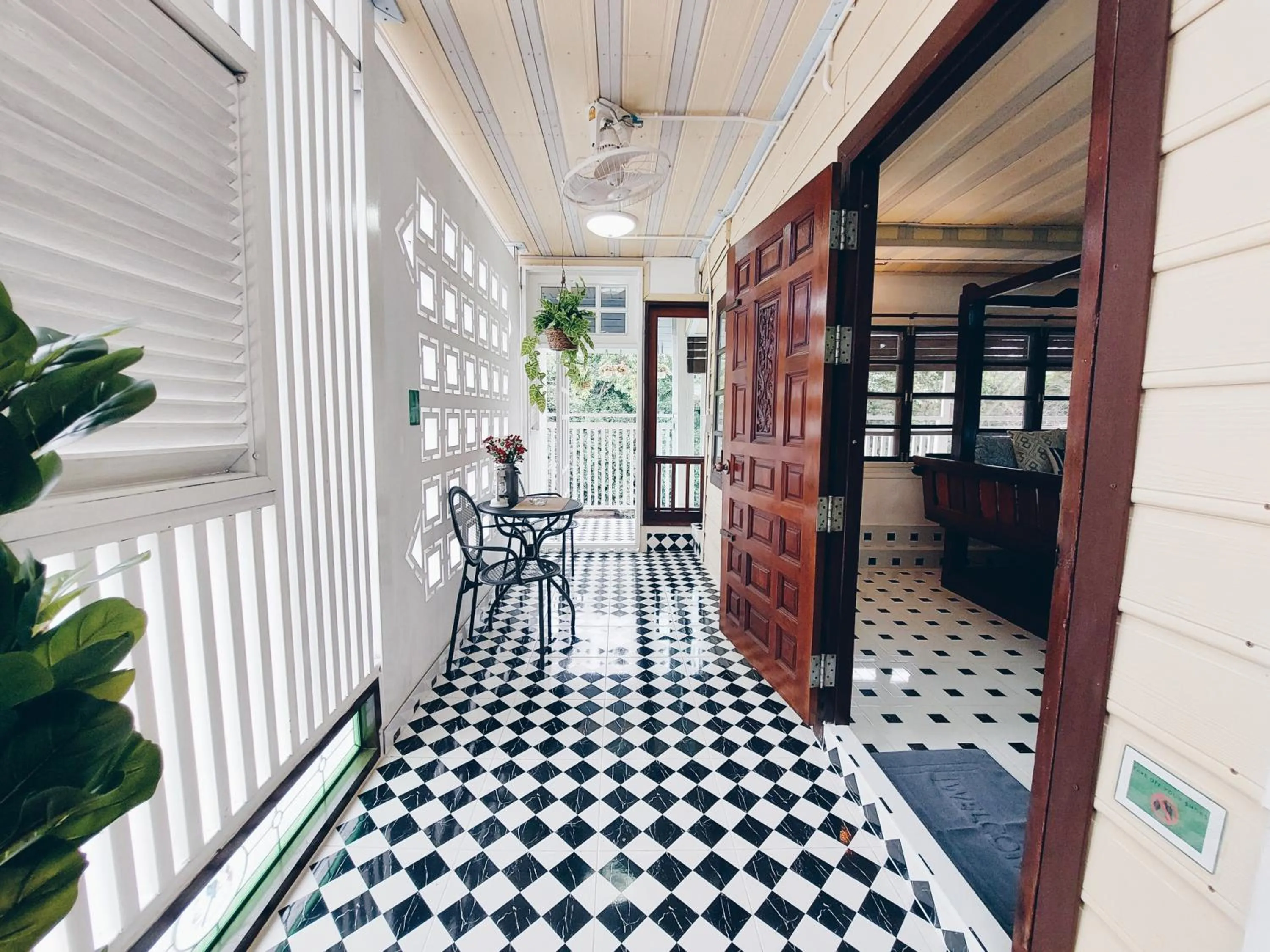 Balcony/Terrace in Green Riverside Homestay