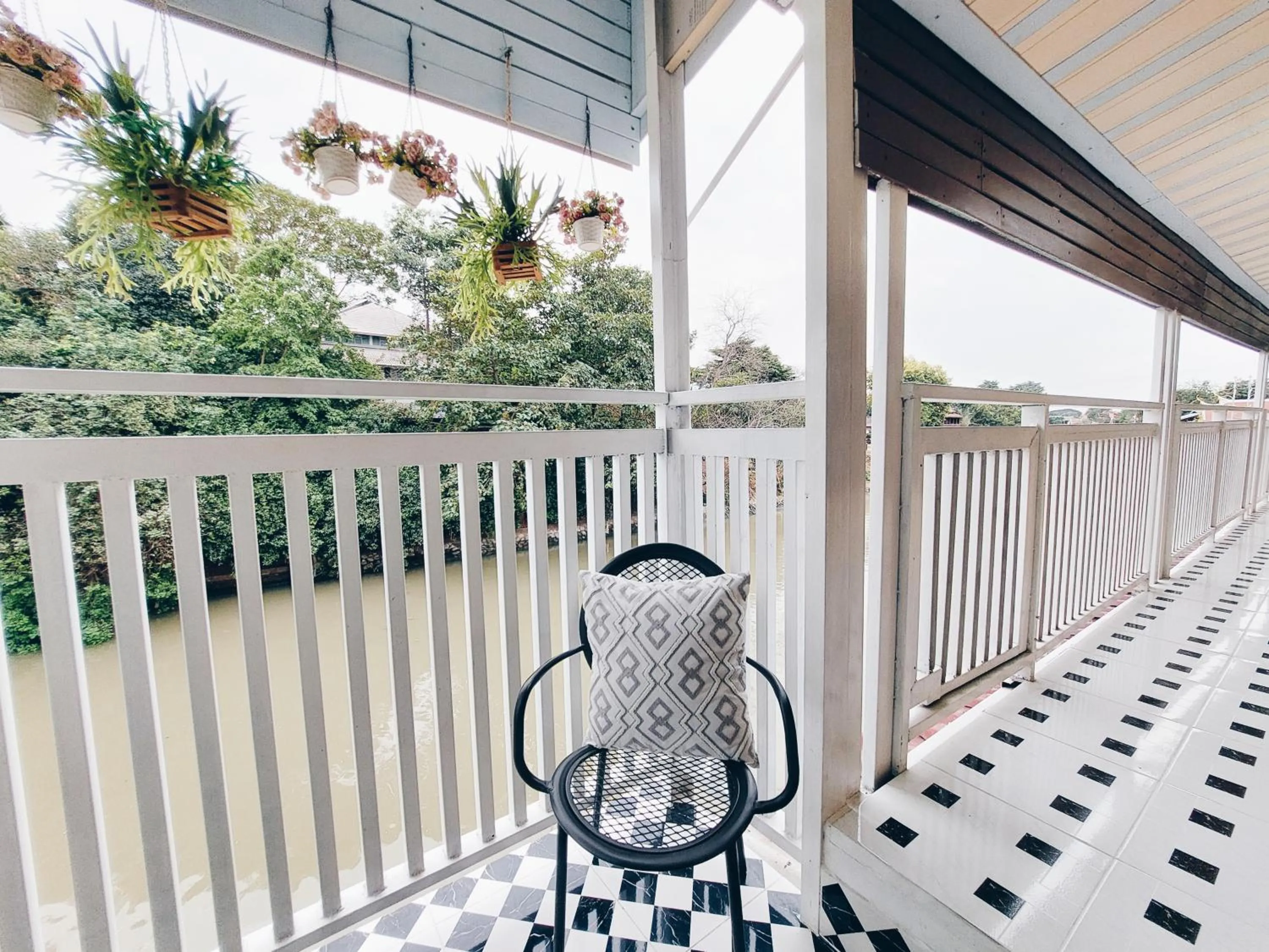 Balcony/Terrace in Green Riverside Homestay