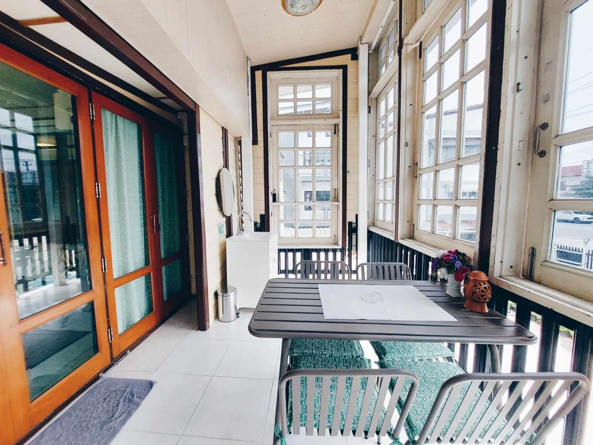 Balcony/Terrace in Green Riverside Homestay