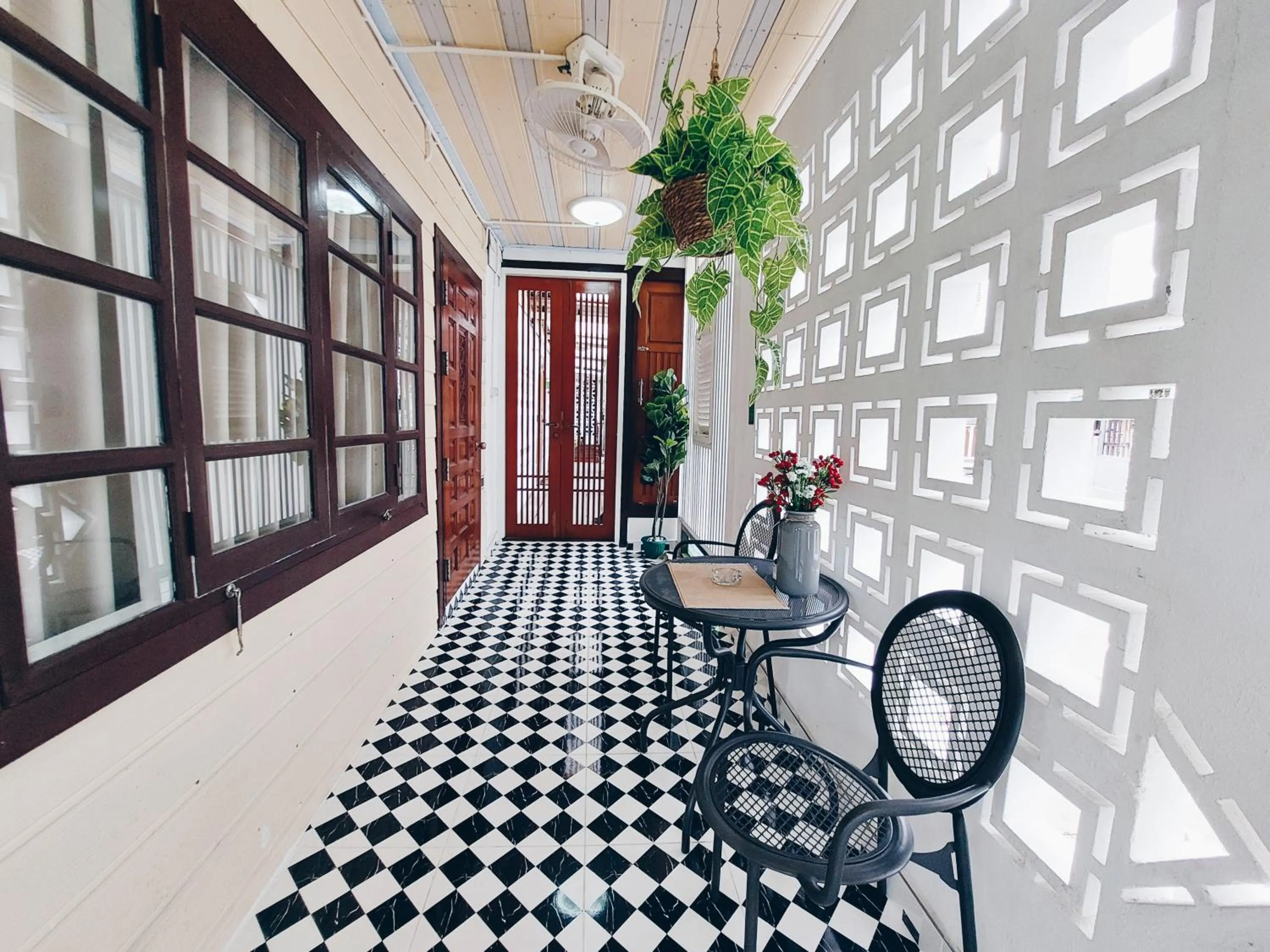 Balcony/Terrace in Green Riverside Homestay