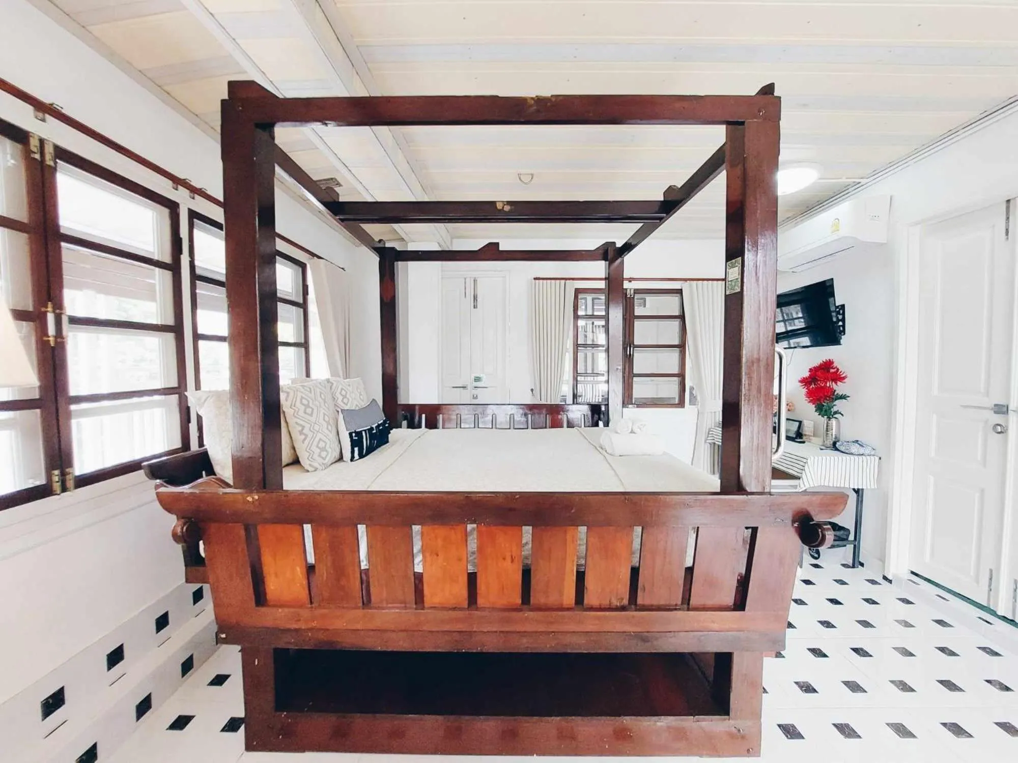 Bed in Green Riverside Homestay