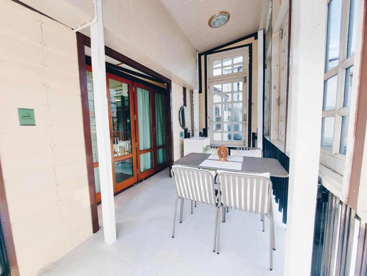 Patio in Green Riverside Homestay