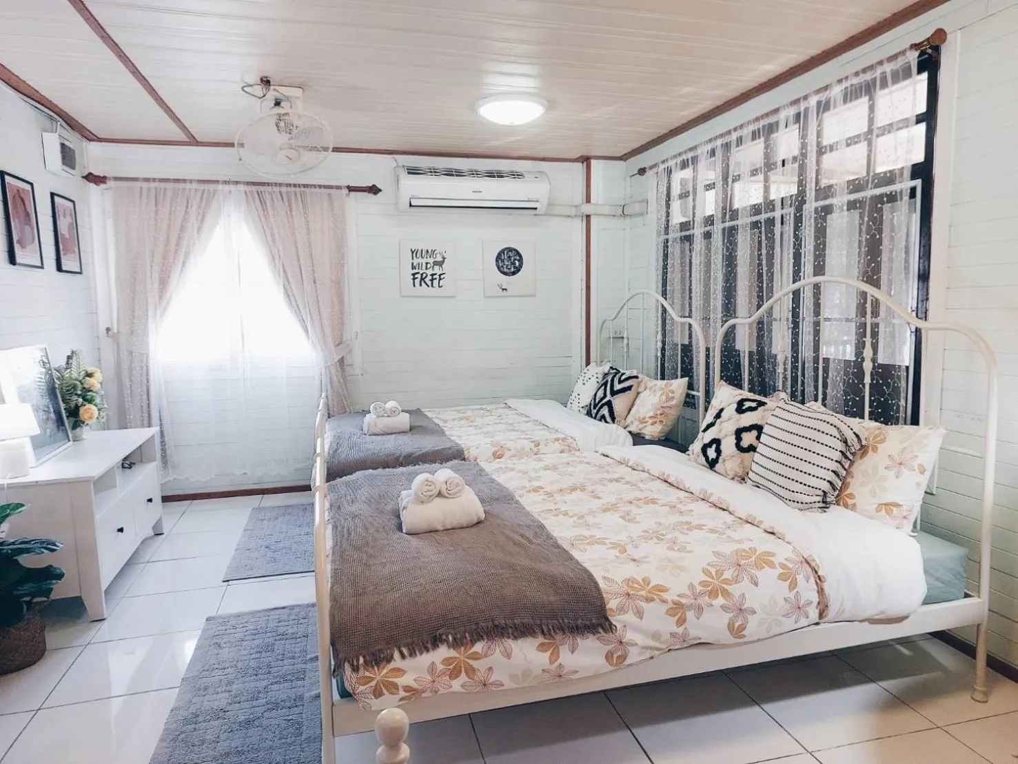 Bed in Green Riverside Homestay