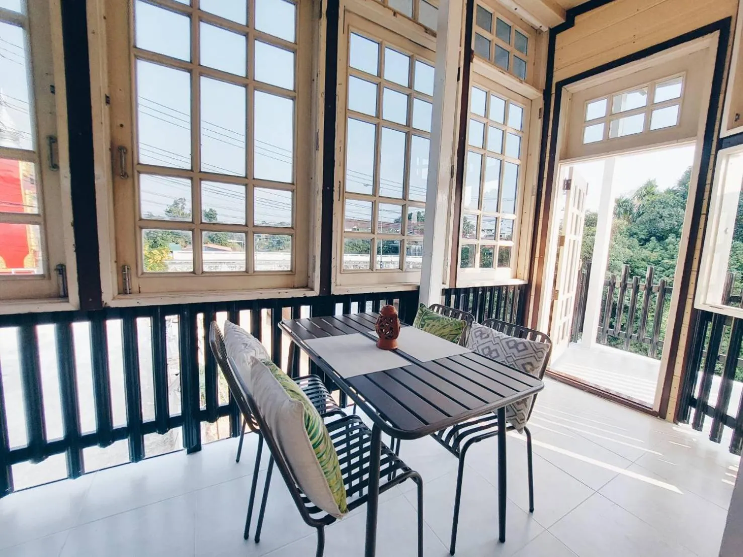 Patio in Green Riverside Homestay