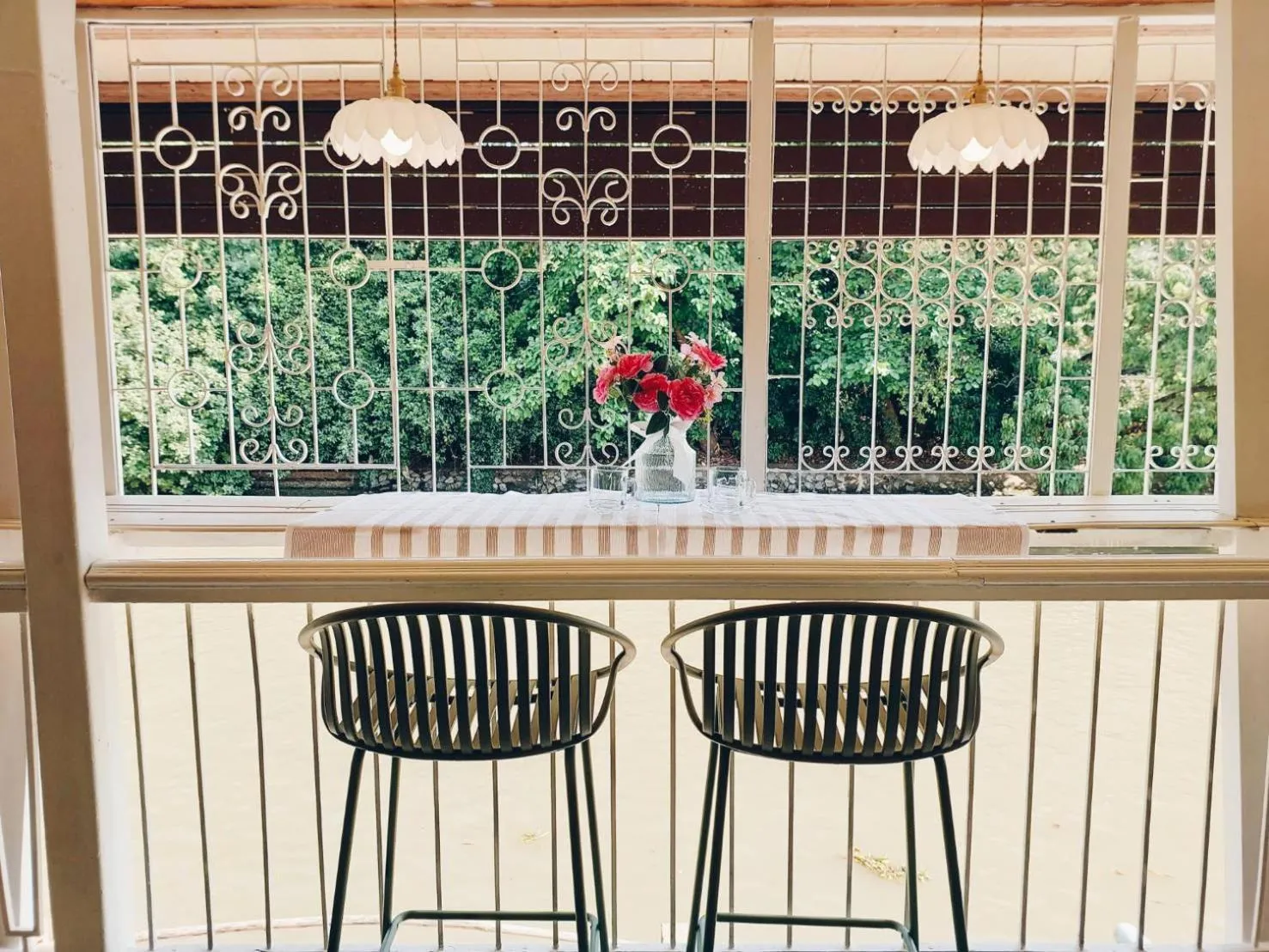 Dining area in Green Riverside Homestay