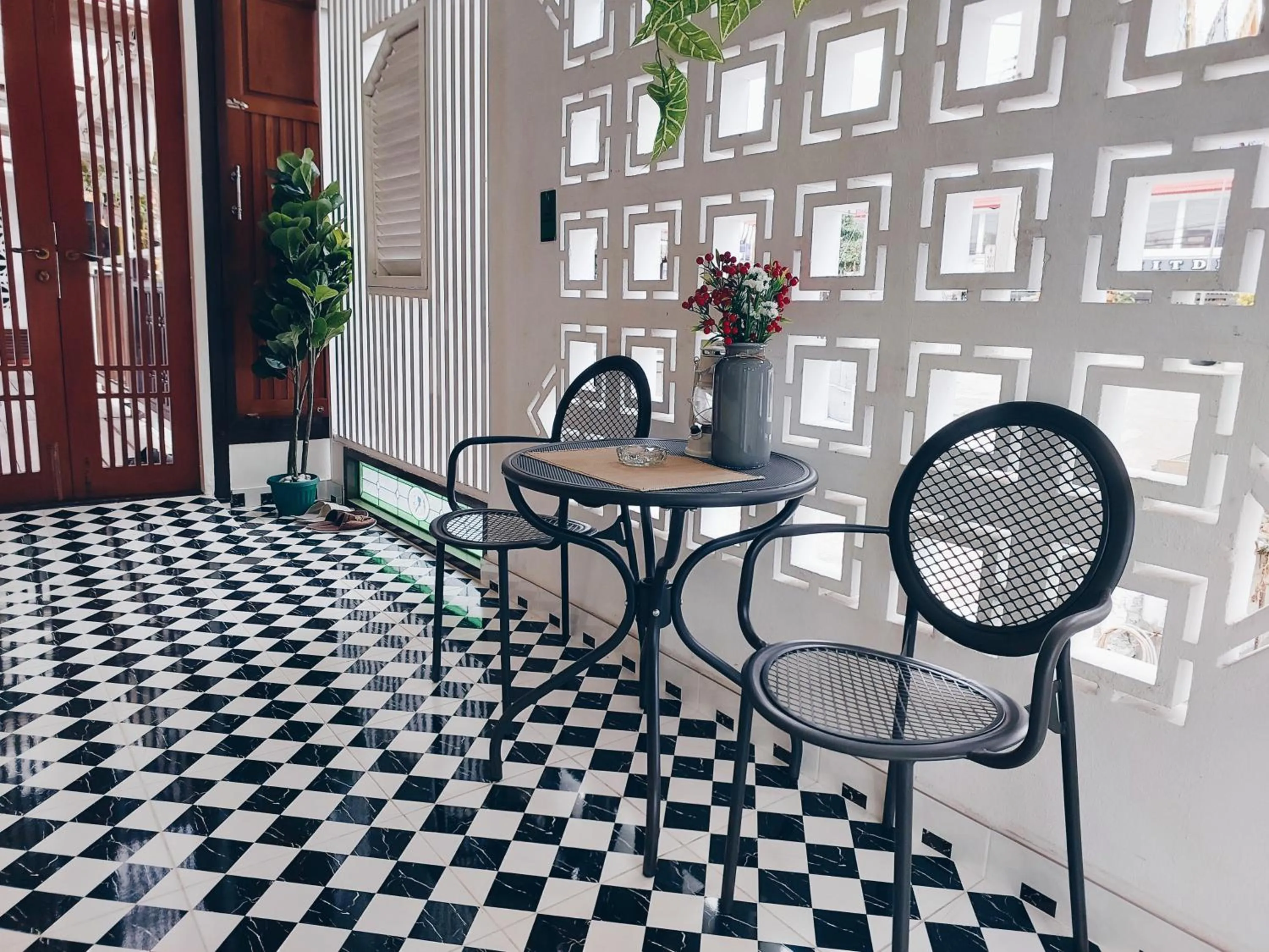 Balcony/Terrace in Green Riverside Homestay