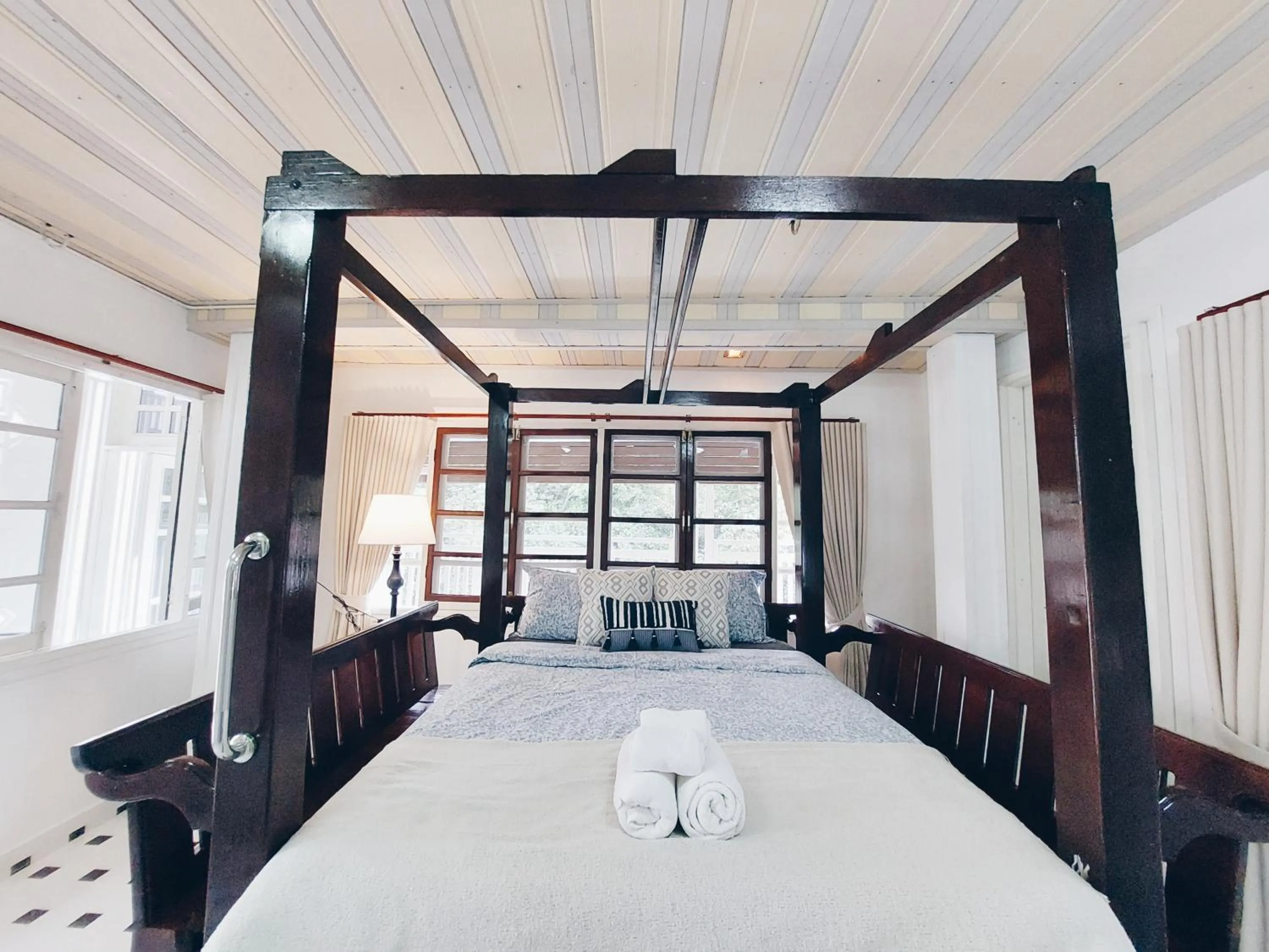 Bed in Green Riverside Homestay